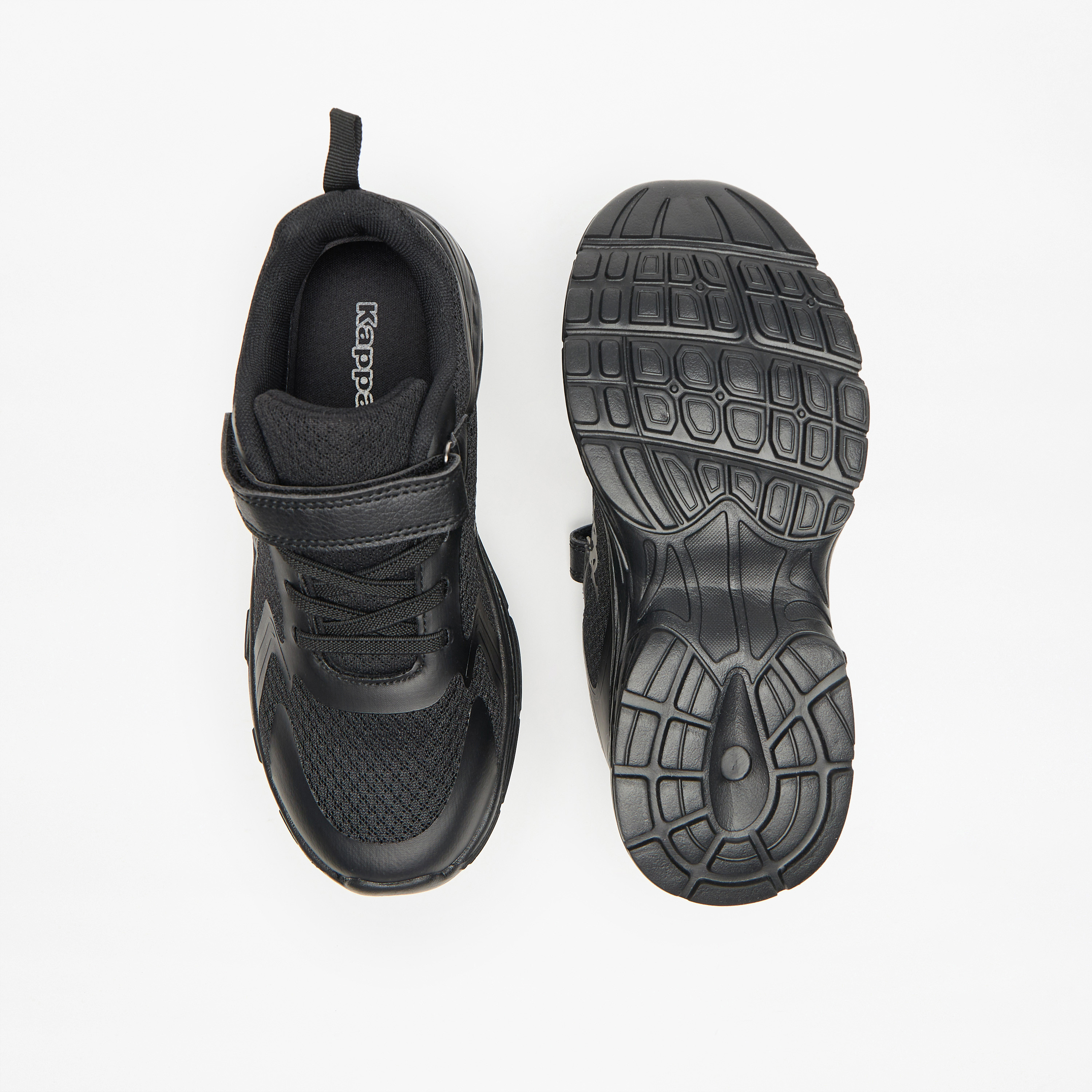 Kappa Kids Textured Sports Shoes with Hook and Loop Closure-sports-boys-shoes-image-4