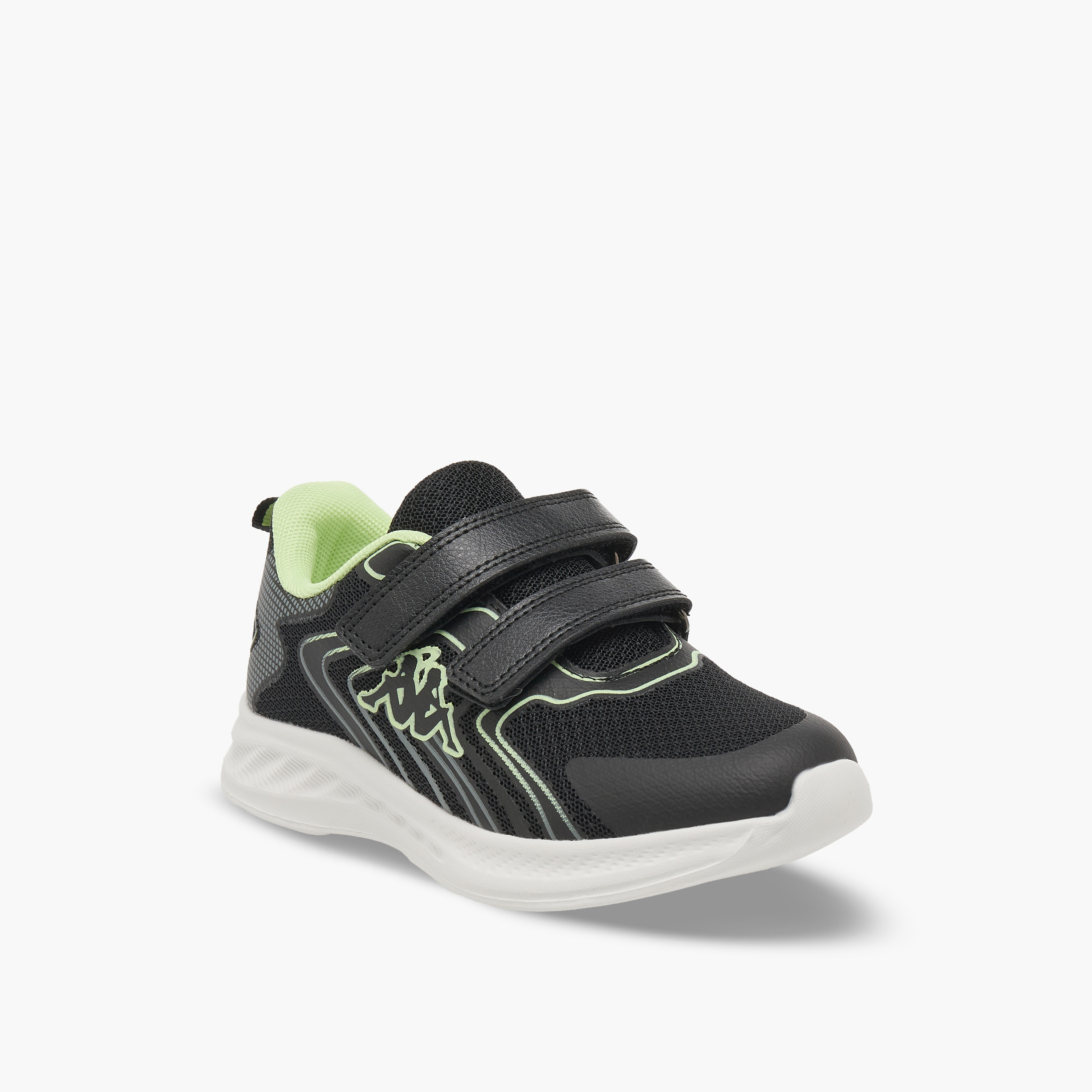 حذاء رياضي بشريط إغلاق لاصق وطبعات شعار للأولاد من كابا-boys-shoes-sneakers-image-2