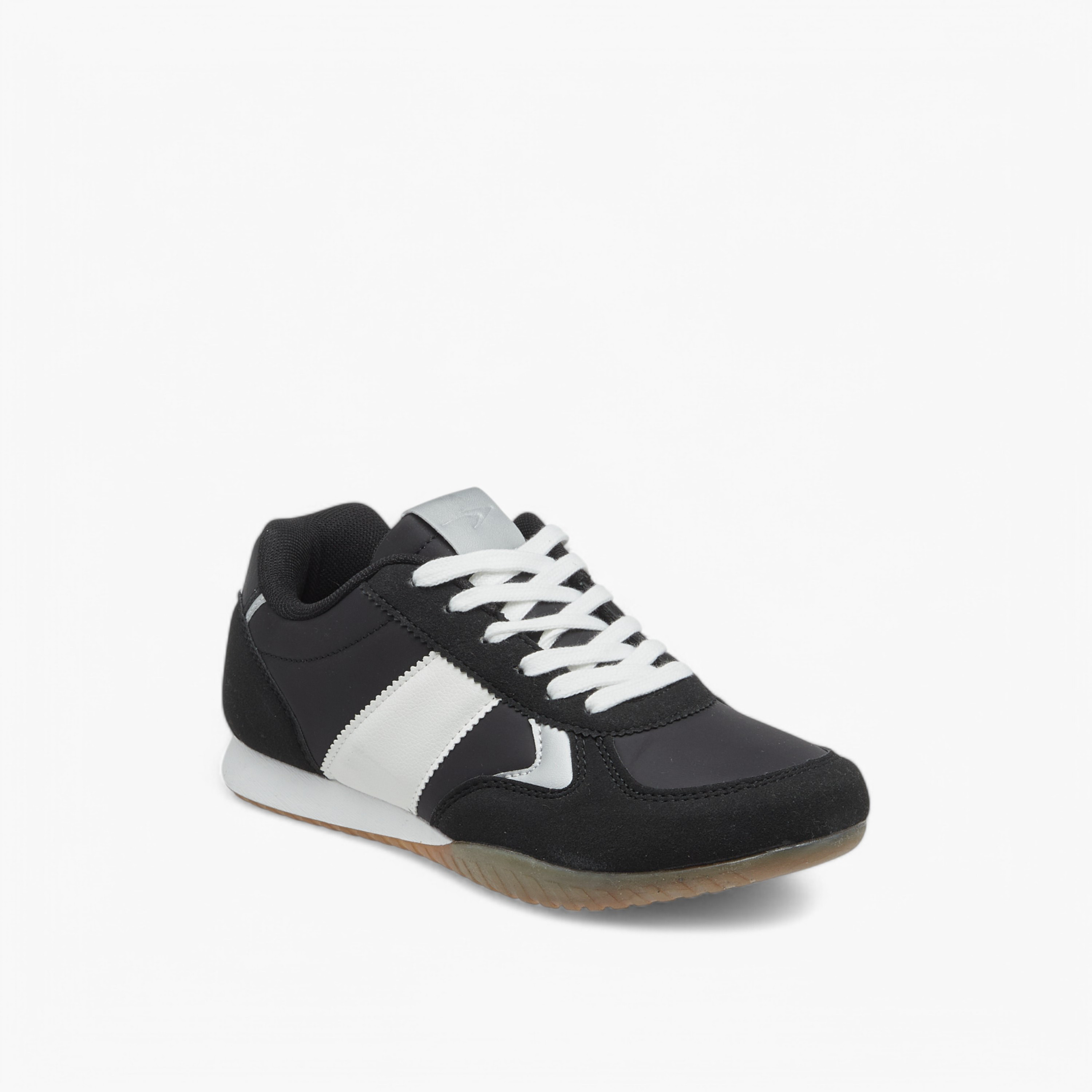 Dash Panelled Sneakers with Lace-Up Closure-women-shoes-sneakers-image-2
