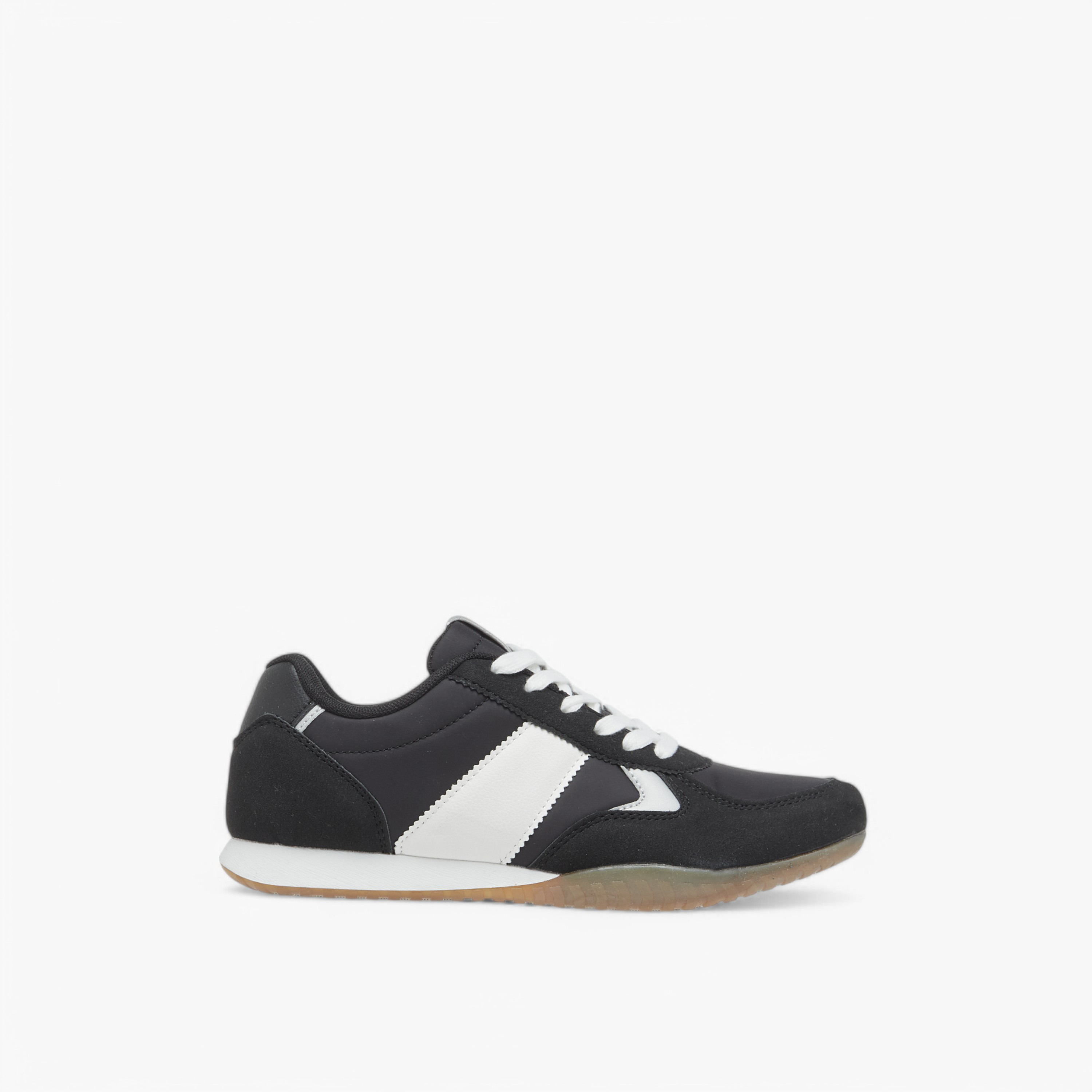 Dash Panelled Sneakers with Lace-Up Closure-women-shoes-sneakers-image-3