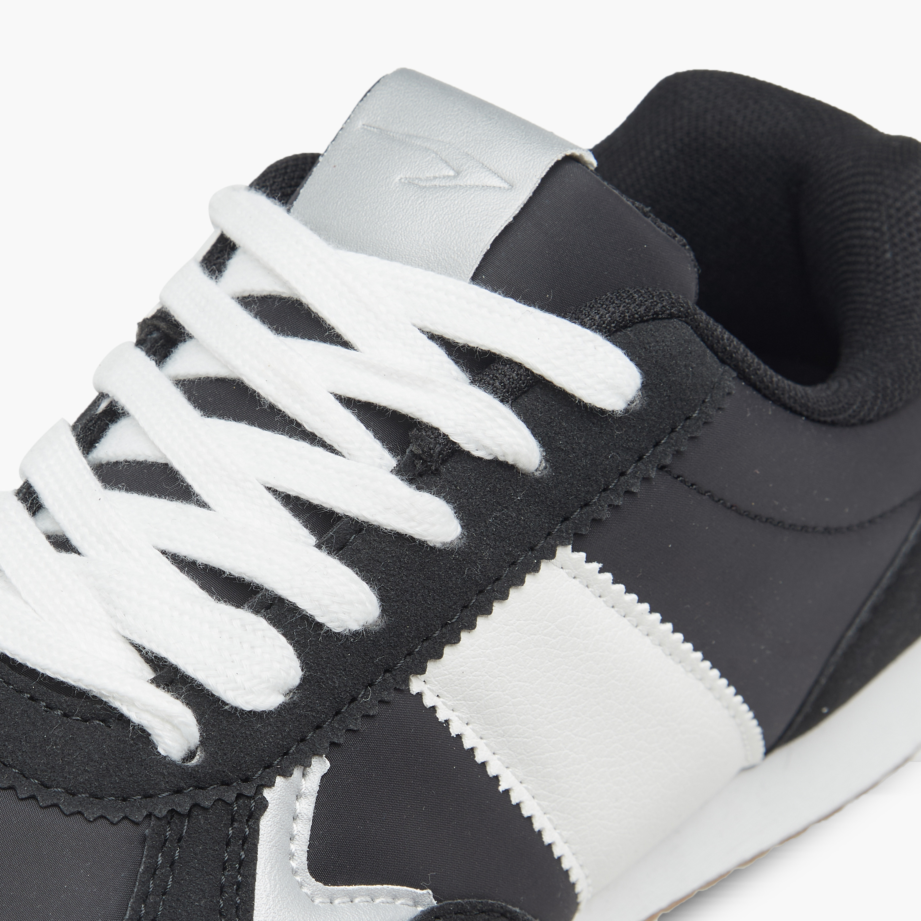 Dash Panelled Sneakers with Lace-Up Closure-women-shoes-sneakers-image-4