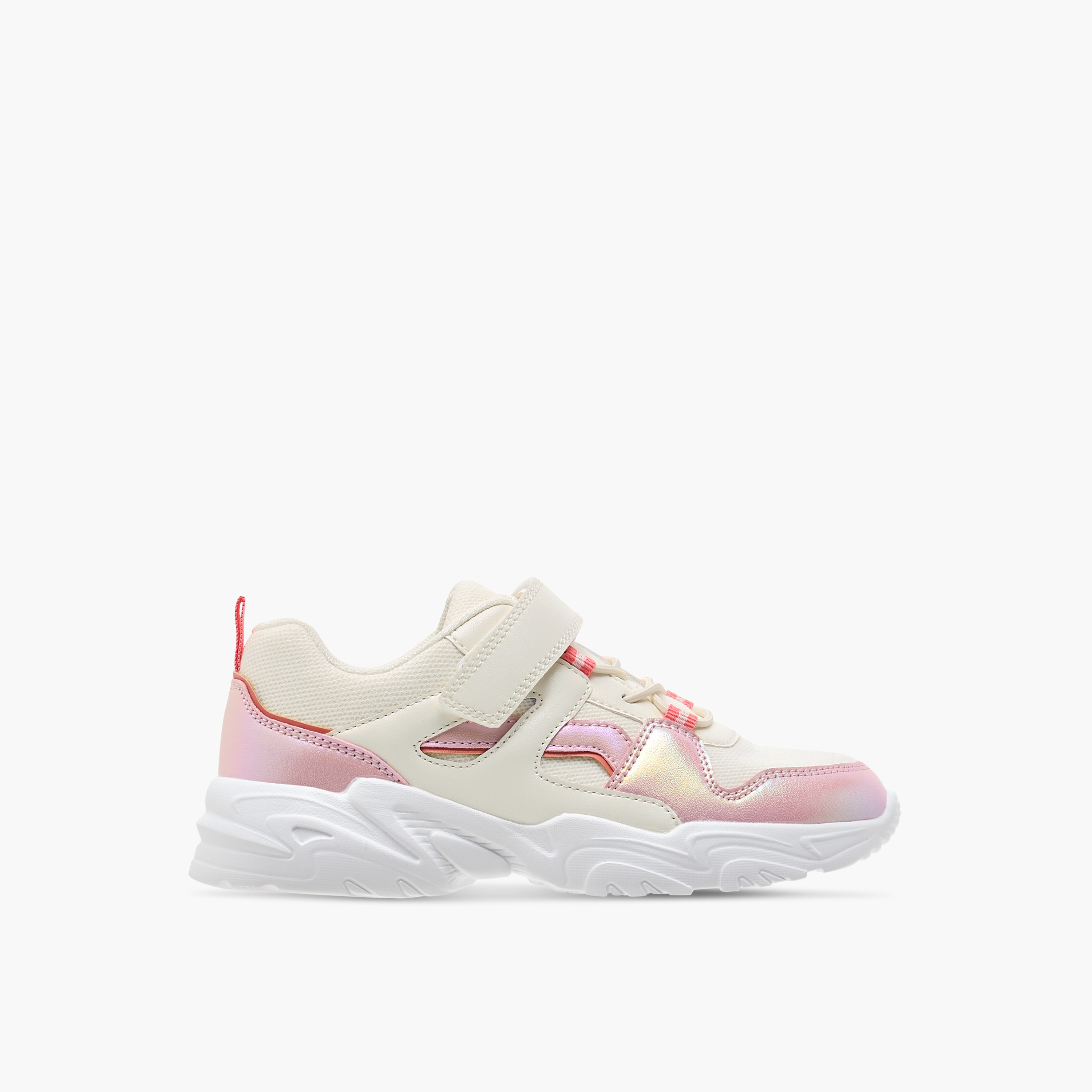 Flora Bella Embellished Panelled Sneakers with Hook-and-Loop Closure-girls-shoes-sneakers-image-8