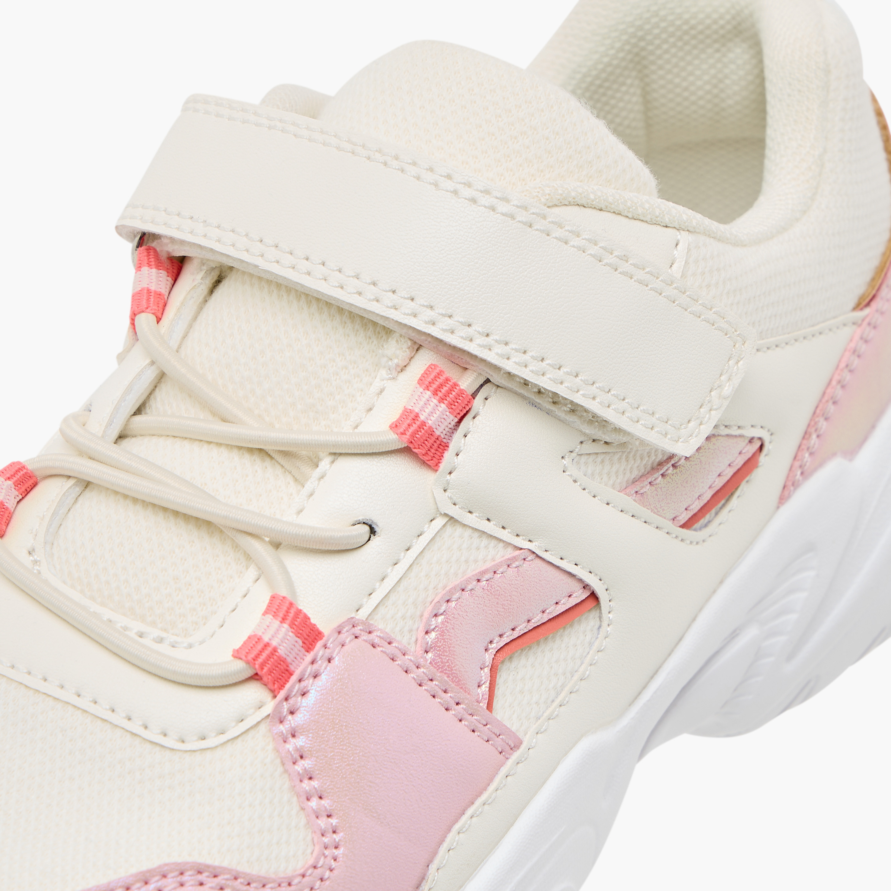 Flora Bella Embellished Panelled Sneakers with Hook-and-Loop Closure-girls-shoes-sneakers-image-9