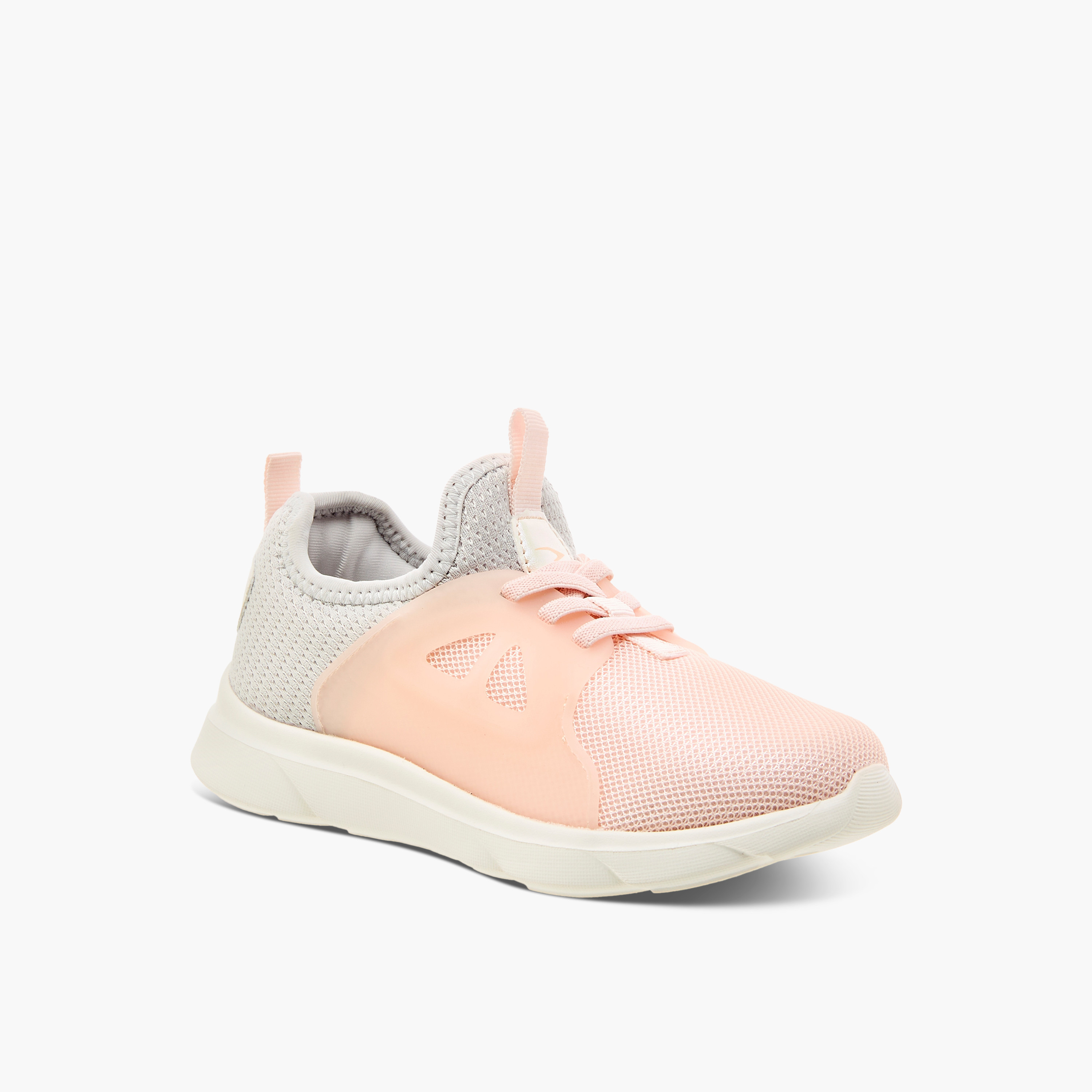 Dash Girls Panelled Lace-Up Walking Shoes-girls-shoes-sneakers-image-7