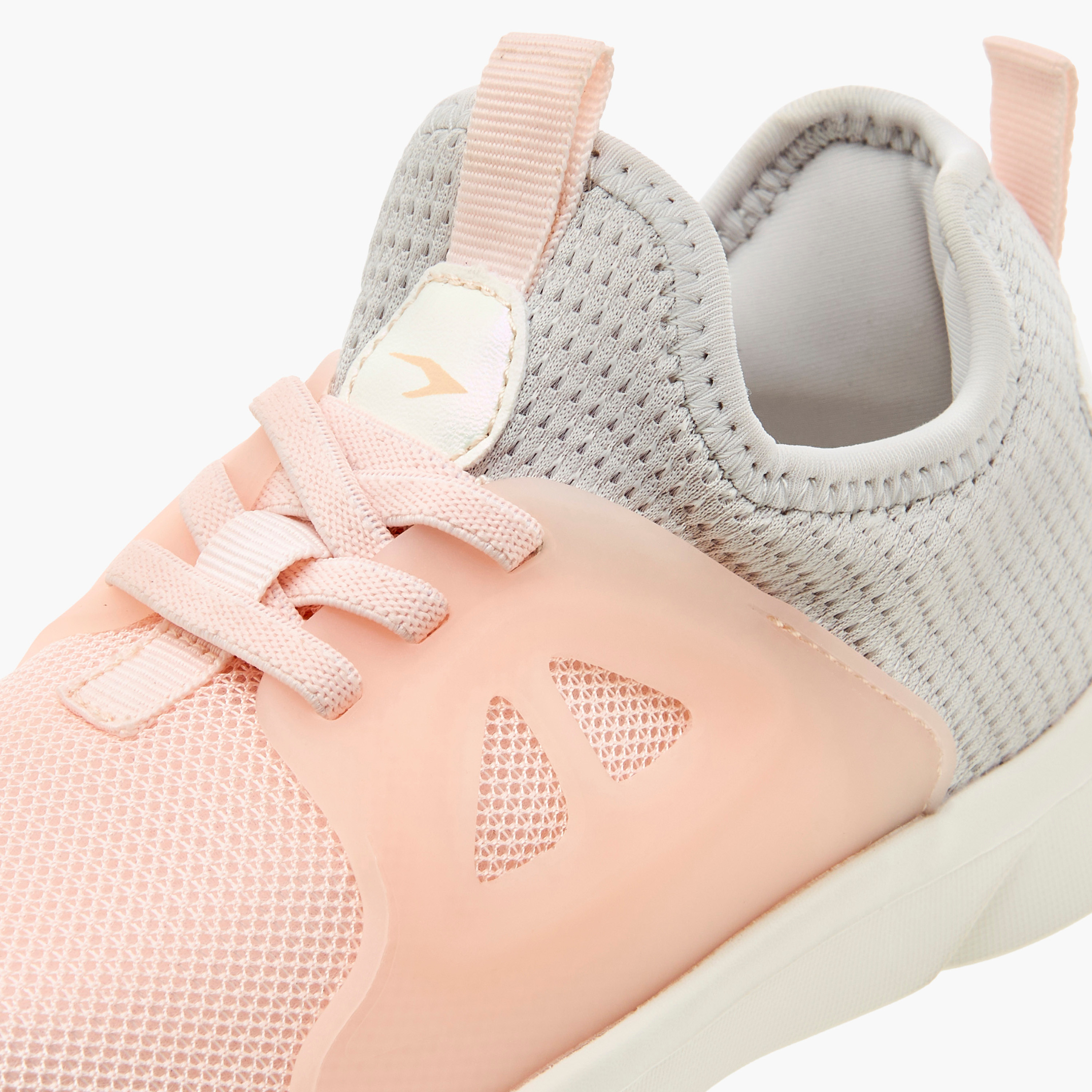Dash Girls Panelled Lace-Up Walking Shoes-girls-shoes-sneakers-image-9