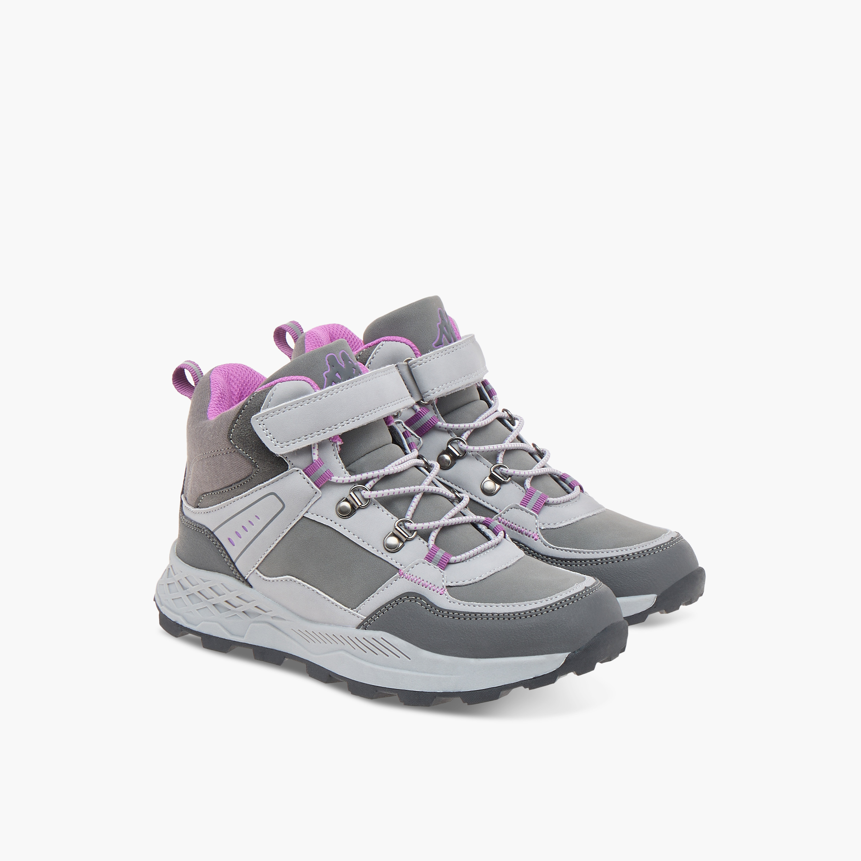 Kappa Panelled Outdoor Boots with Hook and Loop Closure-girls-shoes-sports-image-6