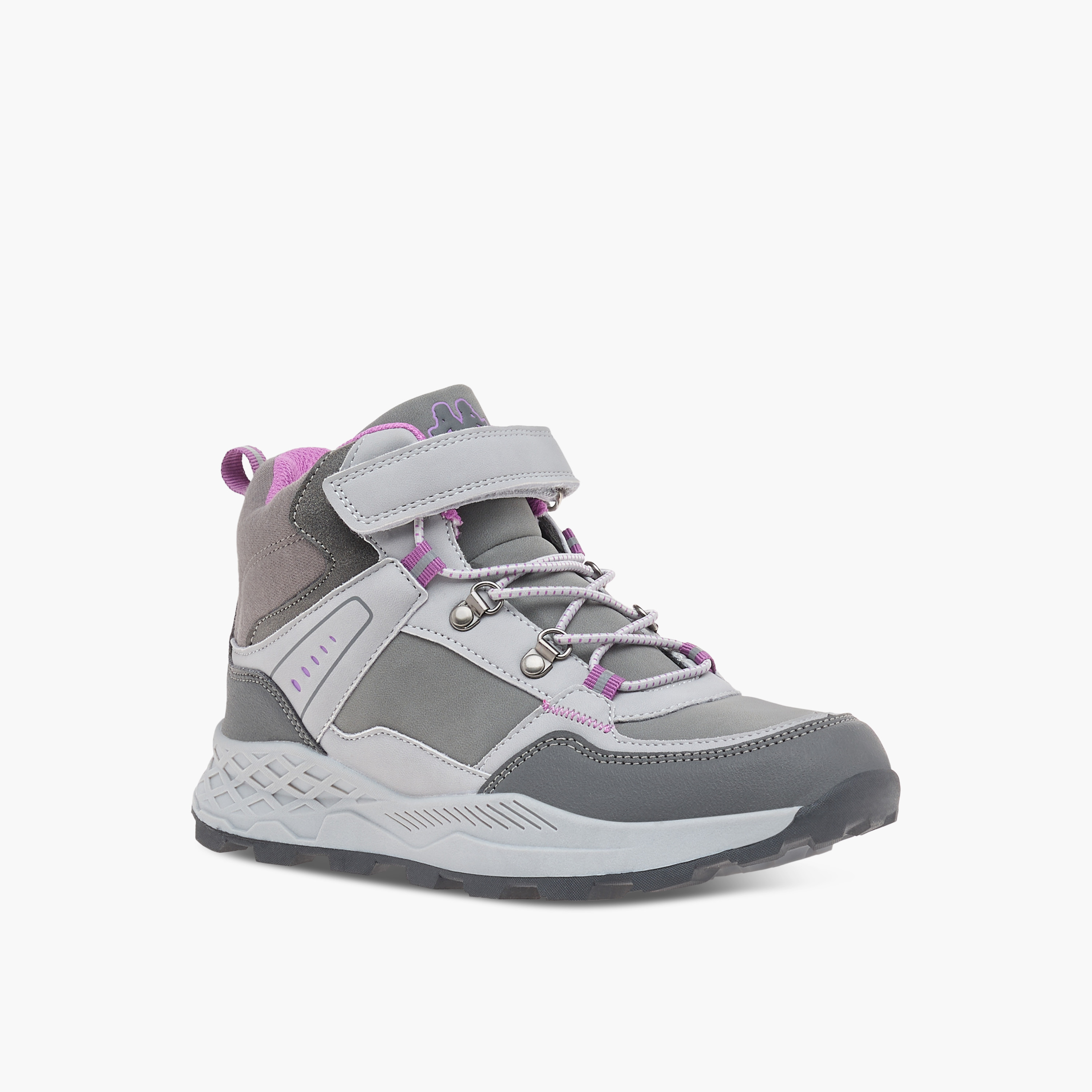 Kappa Panelled Outdoor Boots with Hook and Loop Closure-girls-shoes-sports-image-7