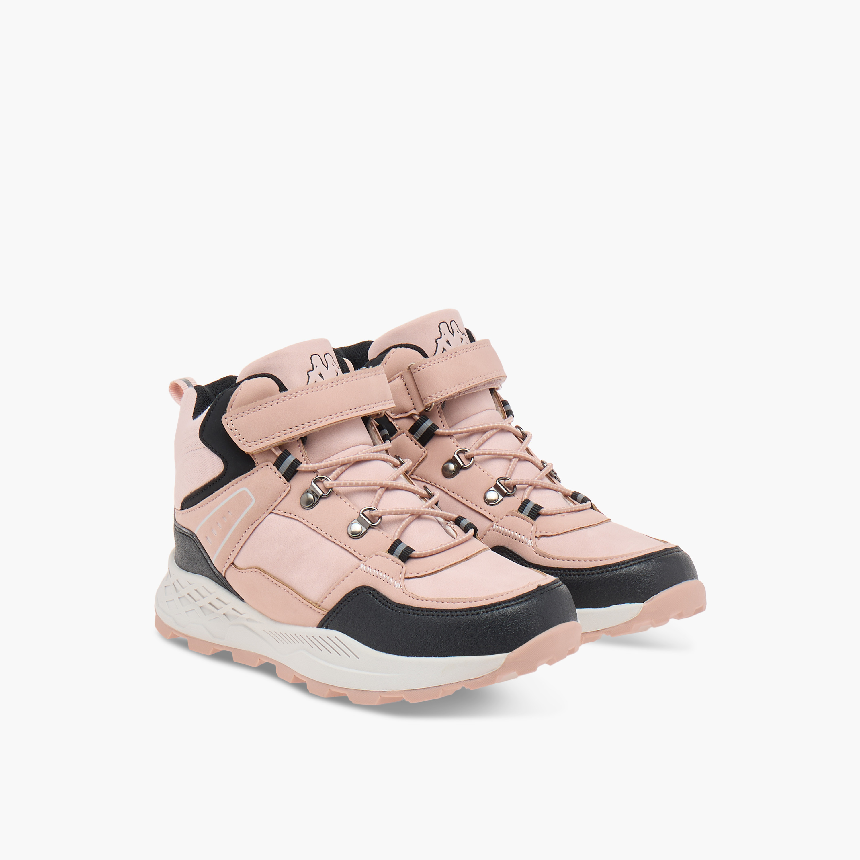 Kappa Panelled Outdoor Boots with Hook and Loop Closure-girls-shoes-sports-image-1