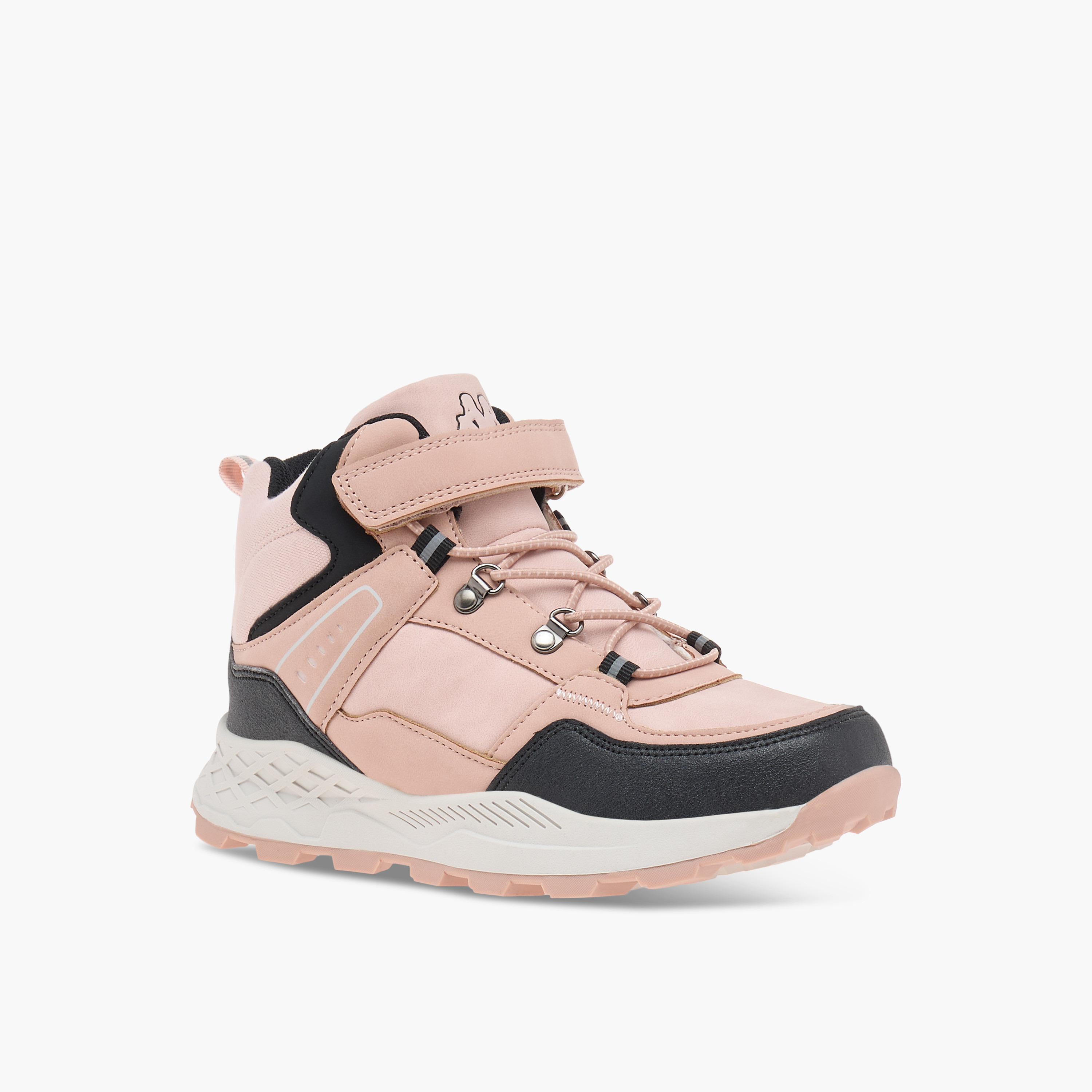 Kappa Panelled Outdoor Boots with Hook and Loop Closure-girls-shoes-sports-image-2
