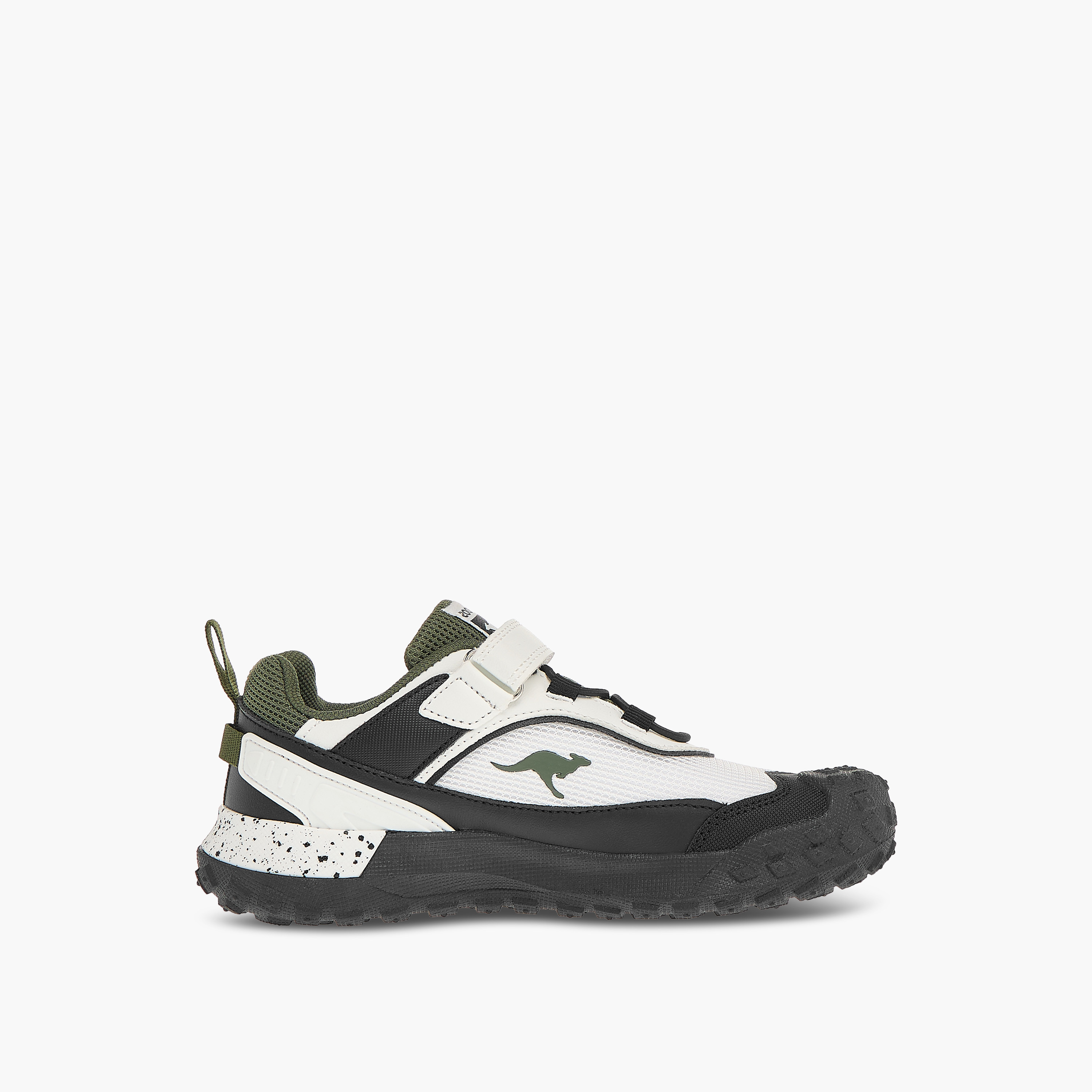 KangaROOS Kids' Logo Detail Sports Shoes with Hook and Loop Closure-boys-shoes-schoolshoes-image-3