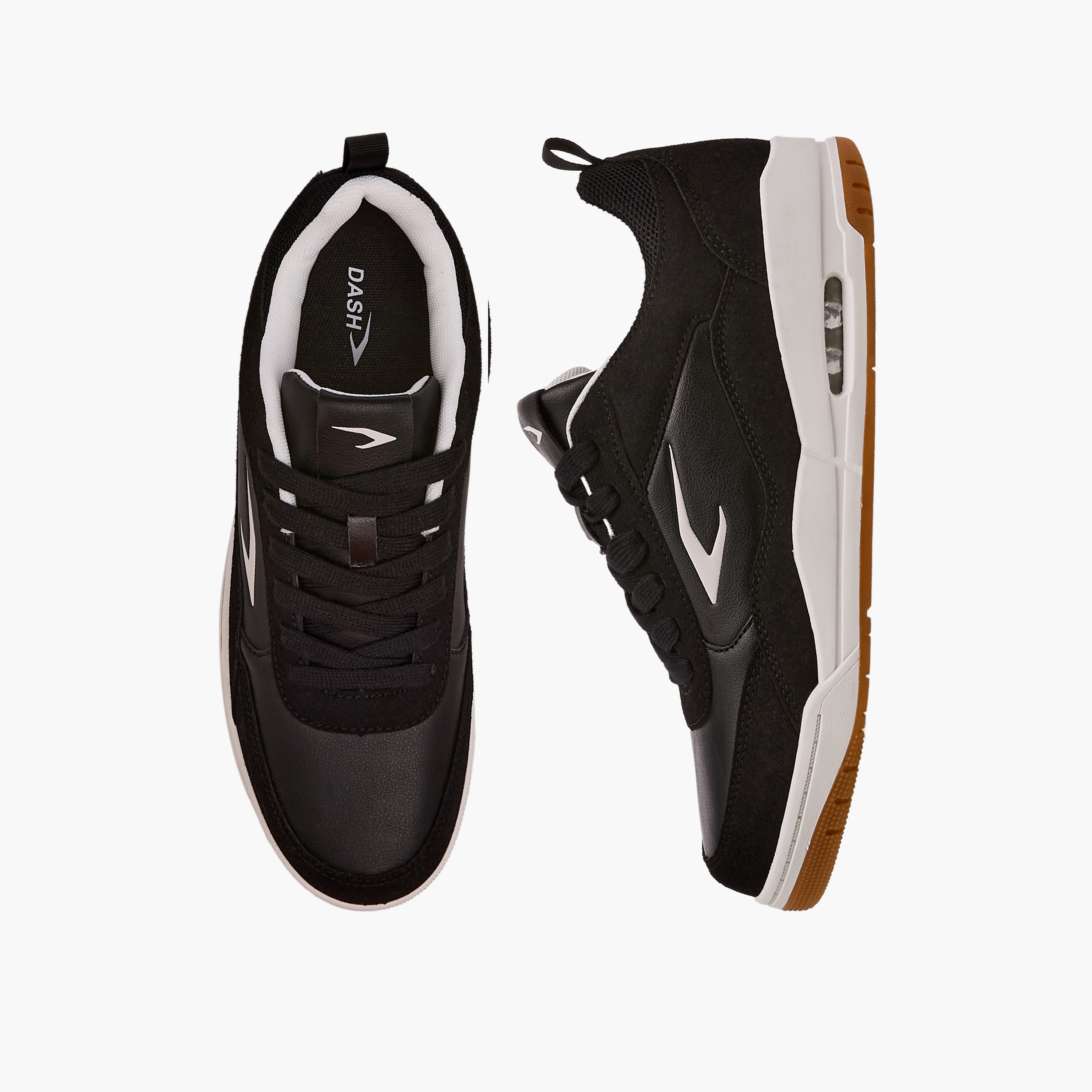حذاء سنيكرز شمواه بطول الكاحل ورباط إغلاق للرجال من داش-men-shoes-sneakers-image-1