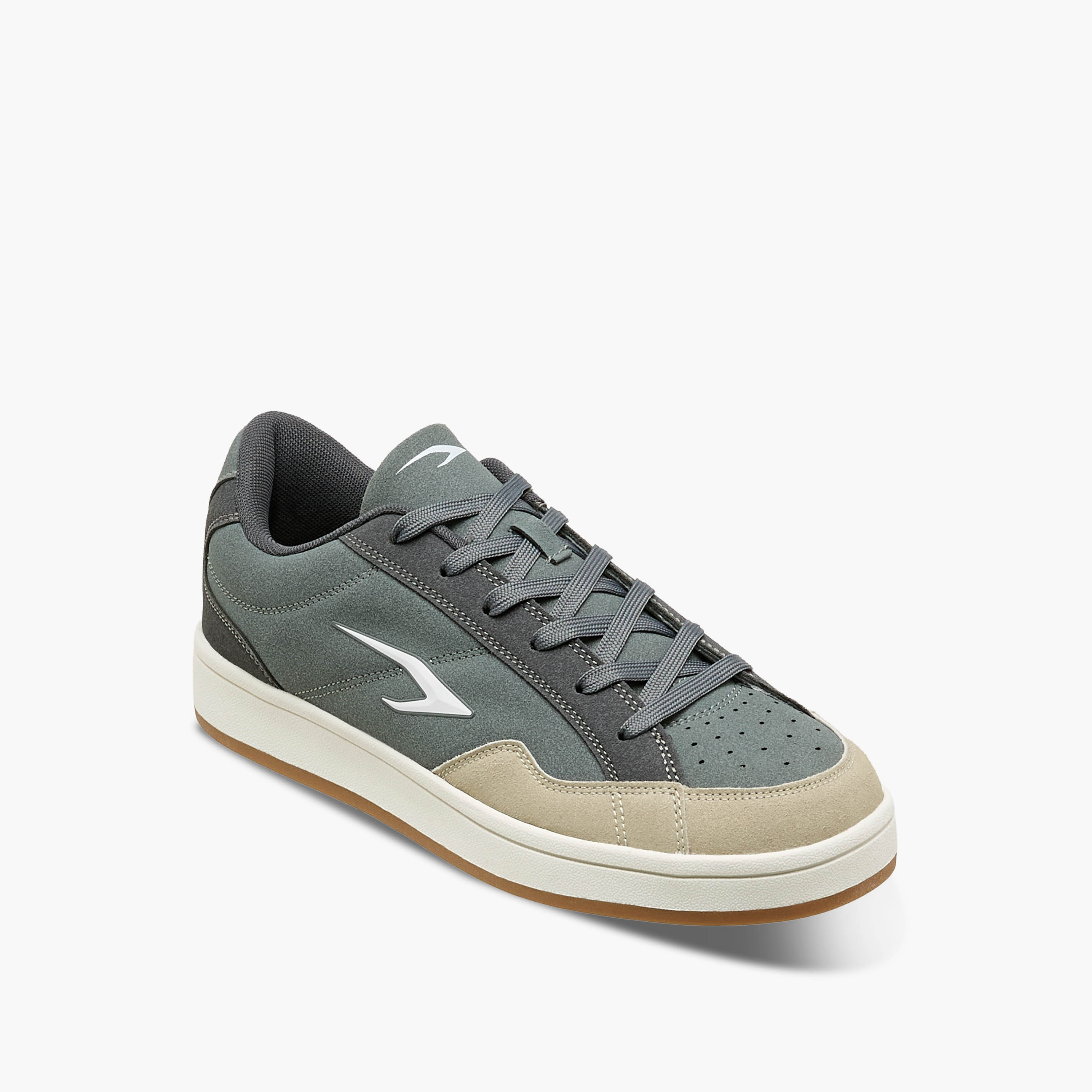 Dash Men Perforated Ankle Sneakers-men-shoes-sneakers-image-2