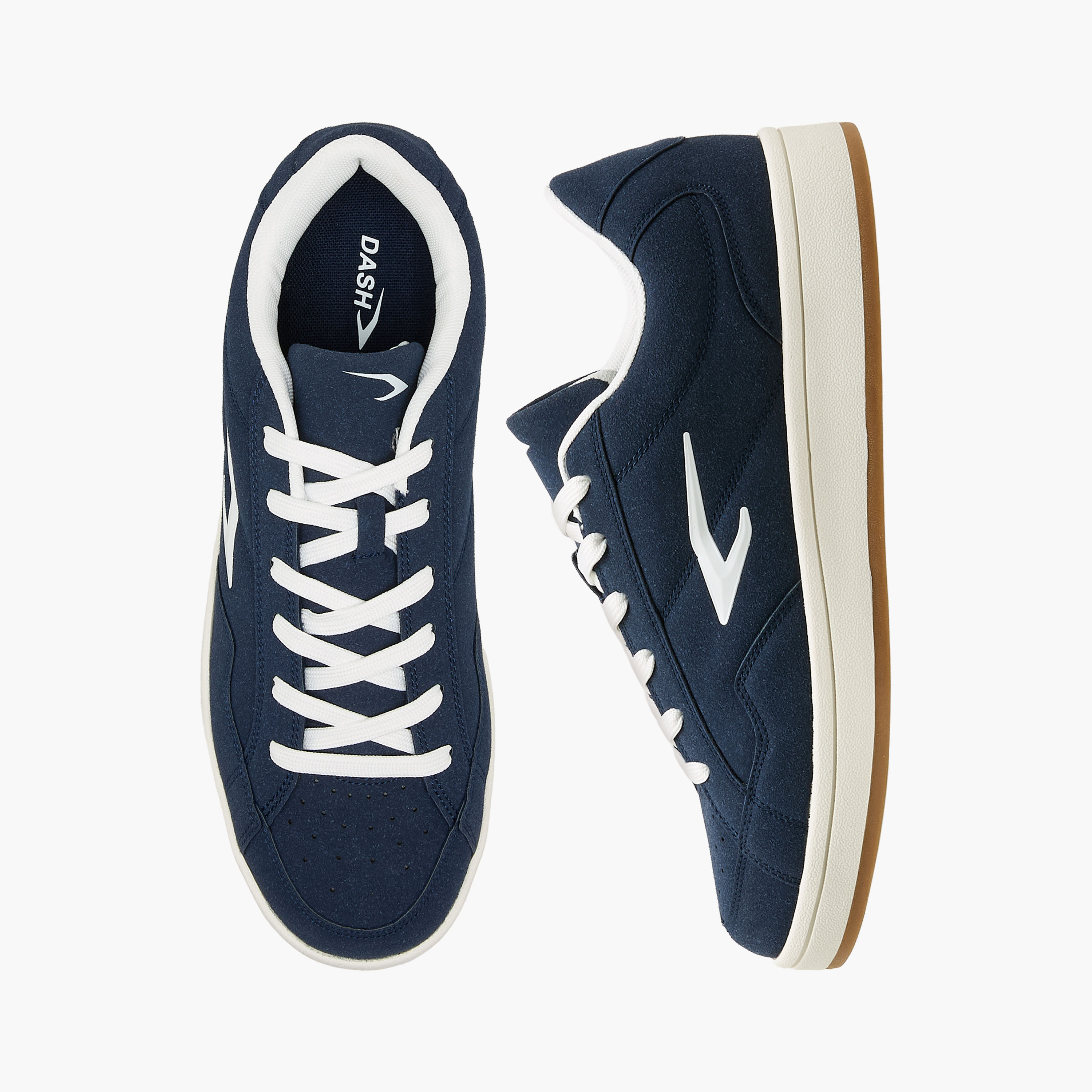 Dash Men Perforated Ankle Sneakers-men-shoes-sneakers-image-1