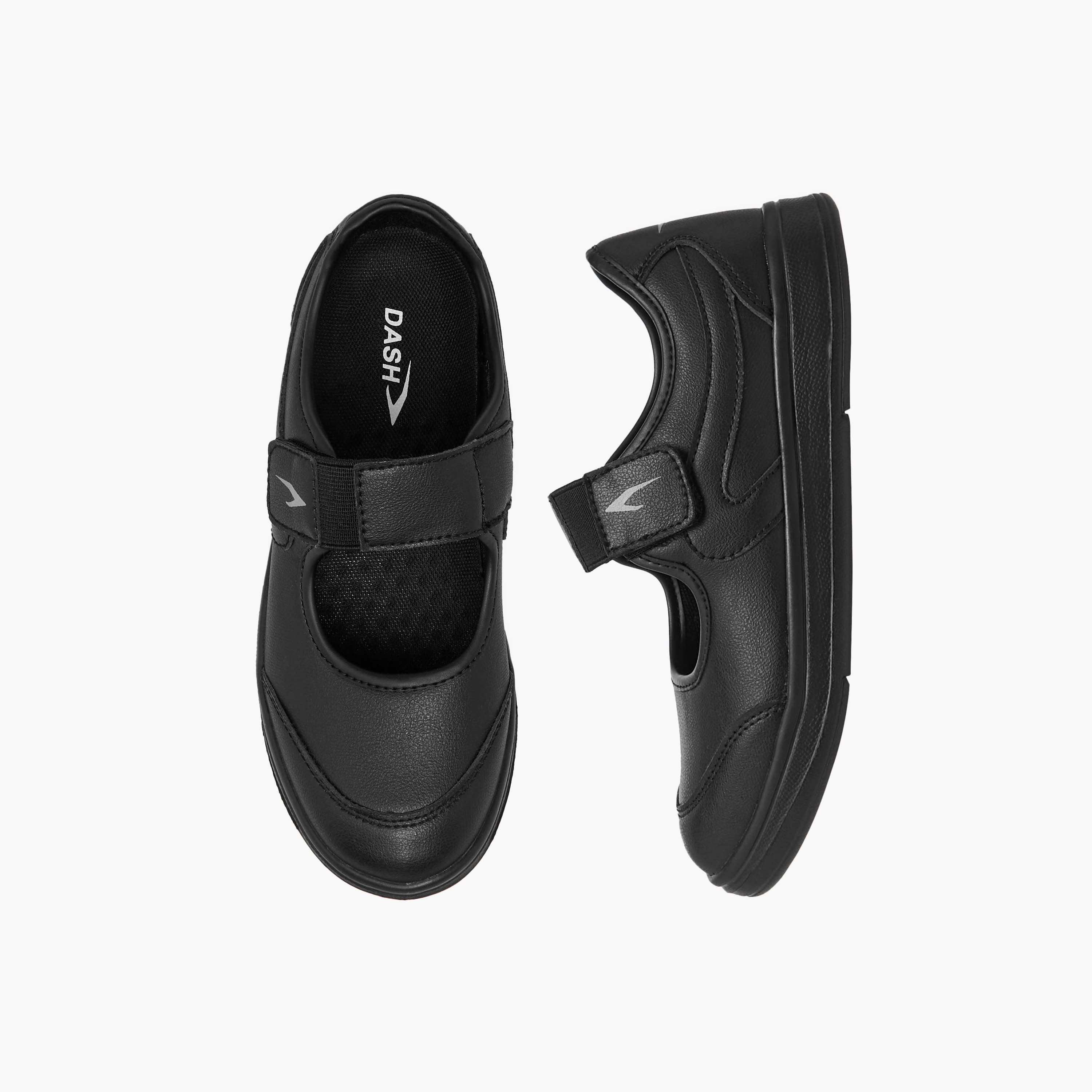 Dash Girls Hook & Loop Closure Mary Jane Sports Shoes-girls-shoes-sports-image-1