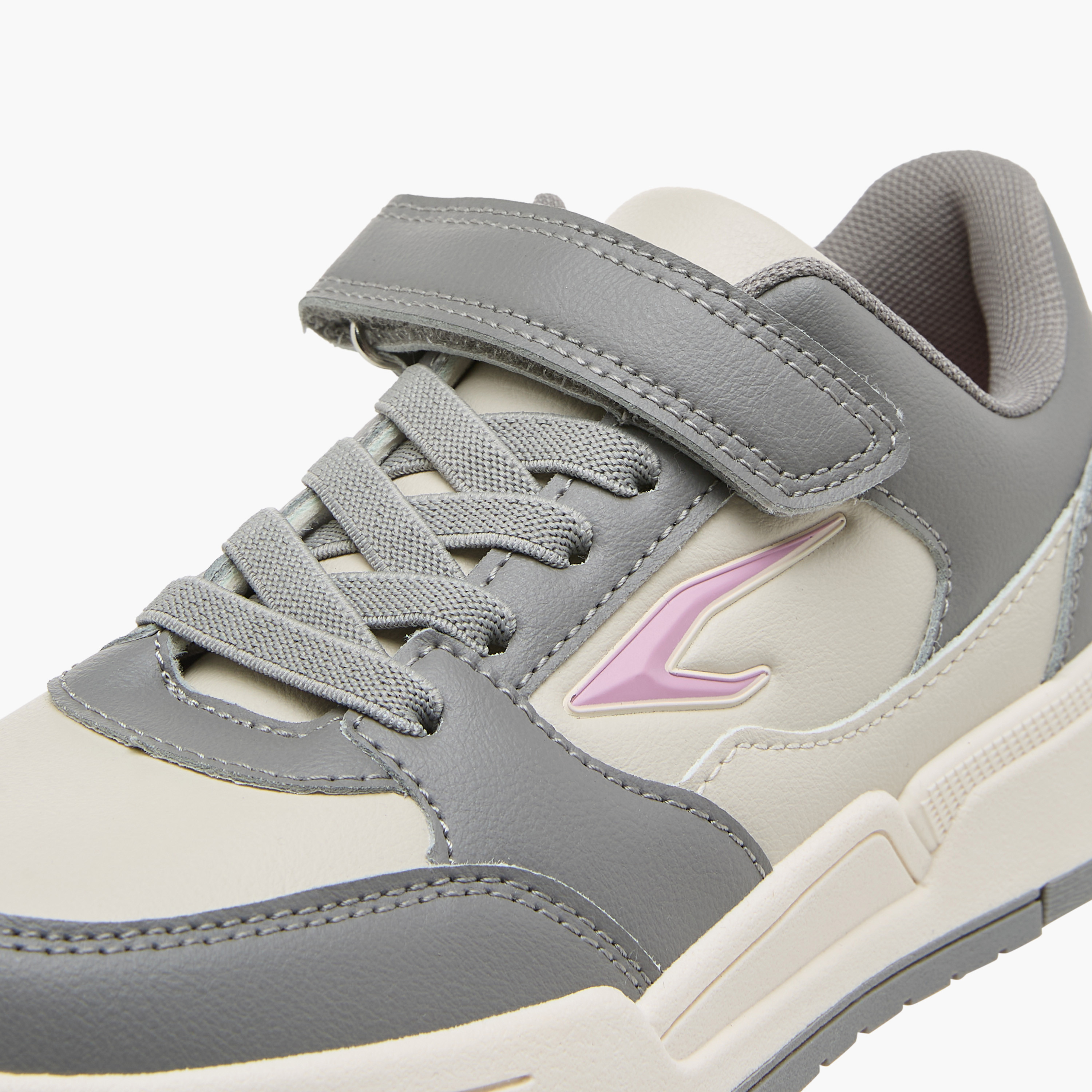 حذاء سنيكرز بطول الكاحل وشريط إغلاق لاصق للبنات من داش-girls-shoes-sneakers-image-4
