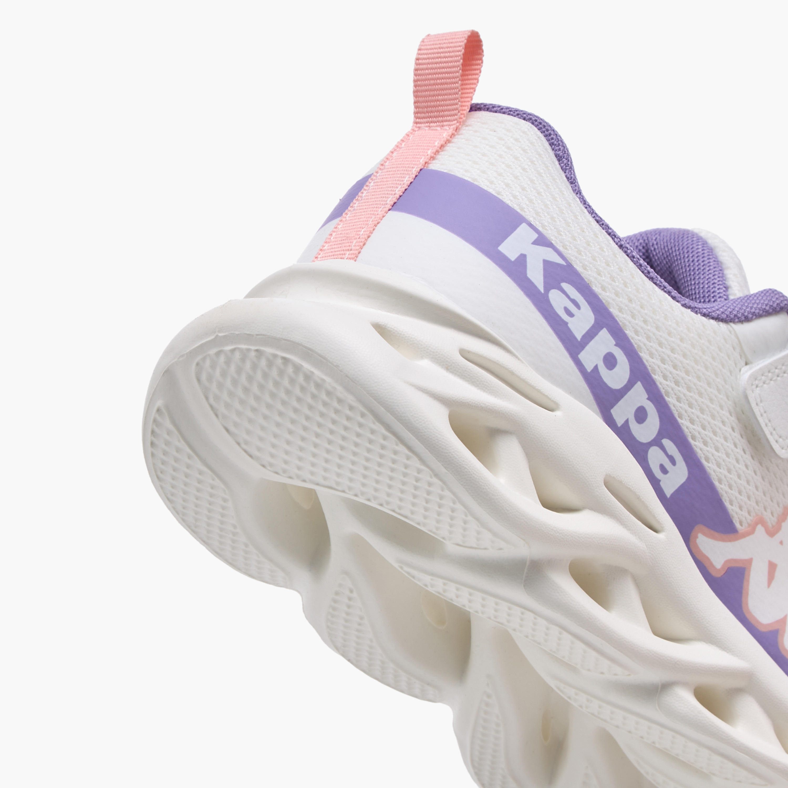 Kappa Girls Logo Print Hook and Loop Sports Shoes-girls-shoes-sports-image-5