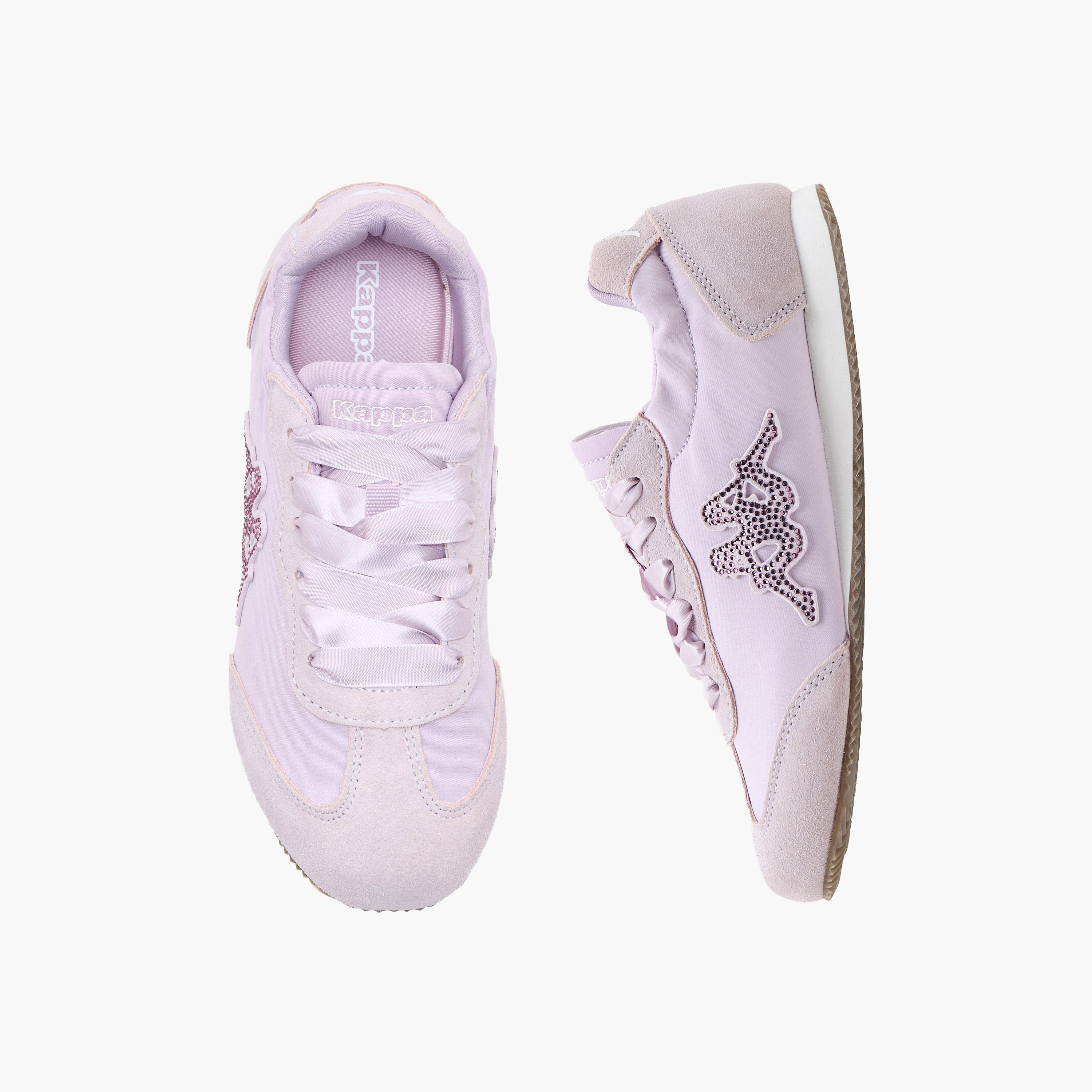 Kappa Girls Lace-Up Ankle Sneakers-girls-shoes-sneakers-image-1