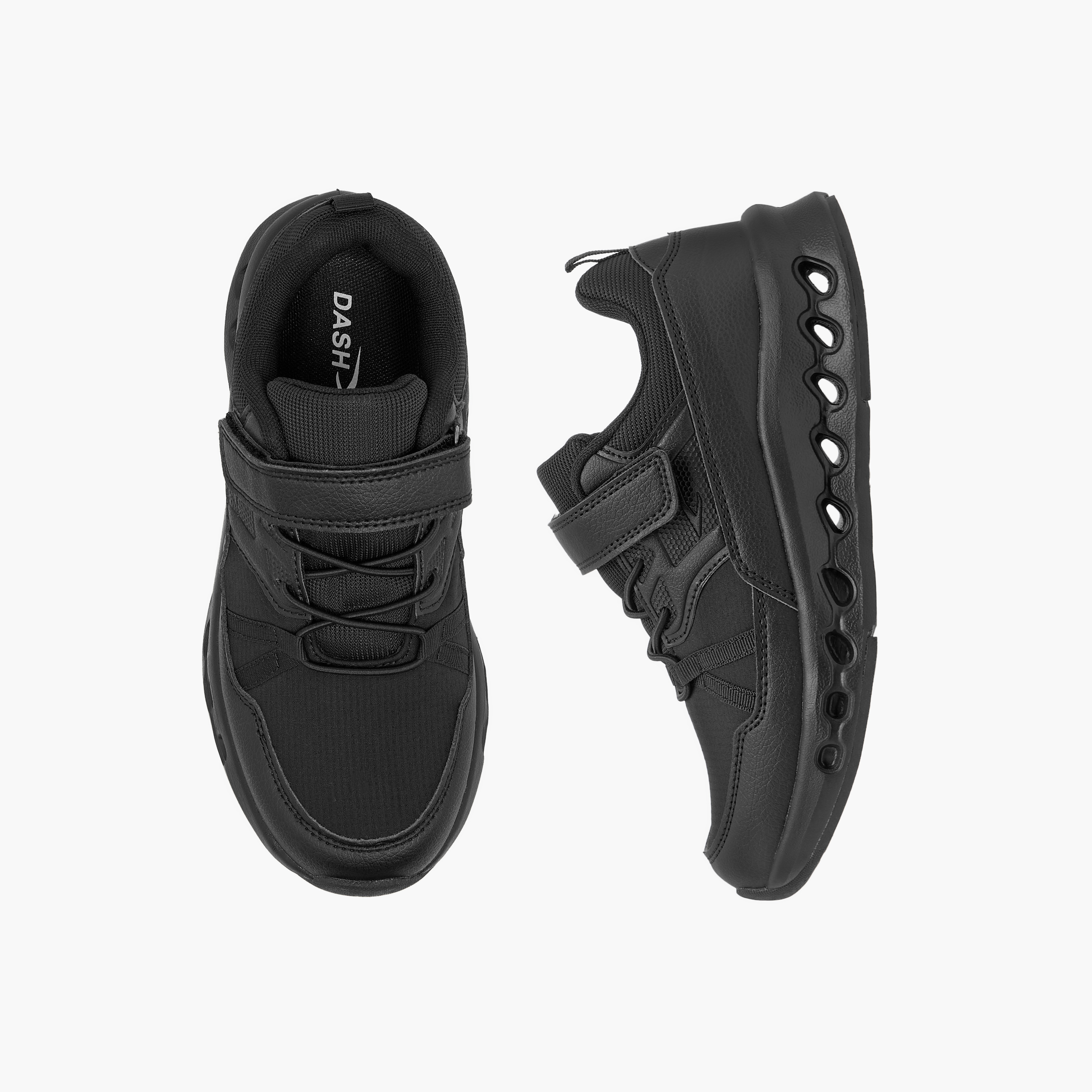 Dash Kids Hook & Loop Breathable Walking Shoes-boys-shoes-schoolshoes-image-1