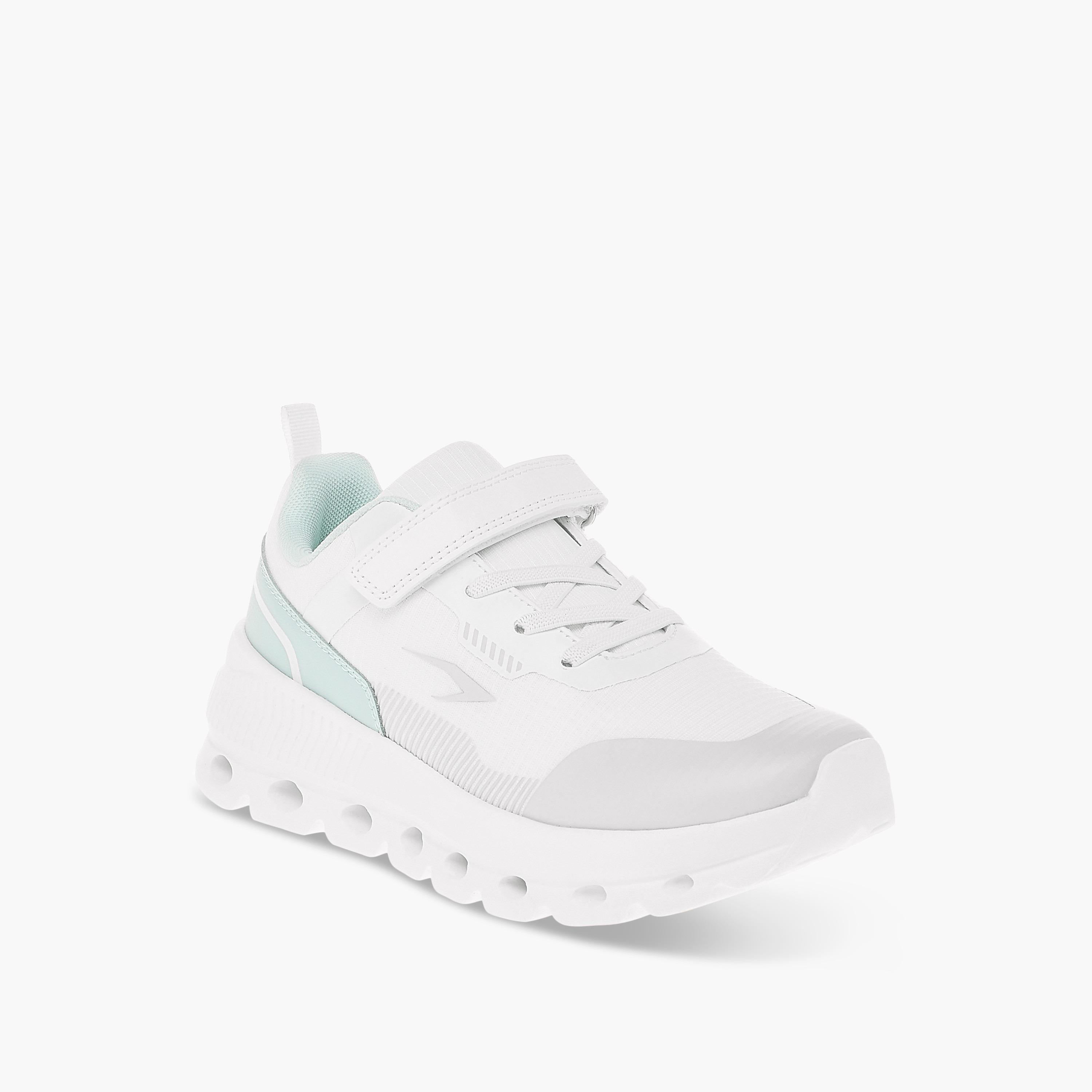 Dash Girls Panelled Lace-Up Walking Shoes-girls-shoes-sneakers-image-2