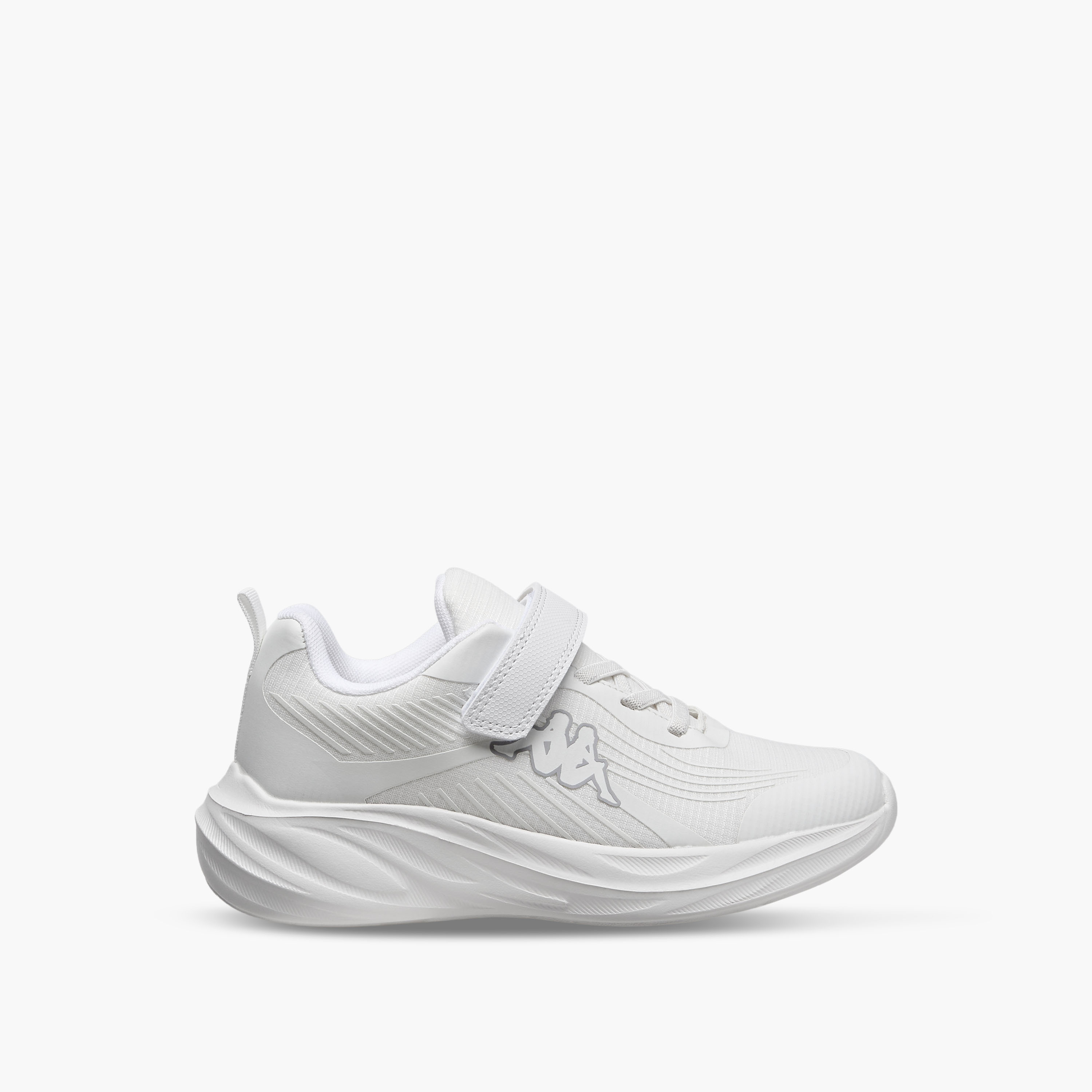 Kappa Unisex Logo Print Hook and Loop Sports Shoes-boys-shoes-sneakers-image-3