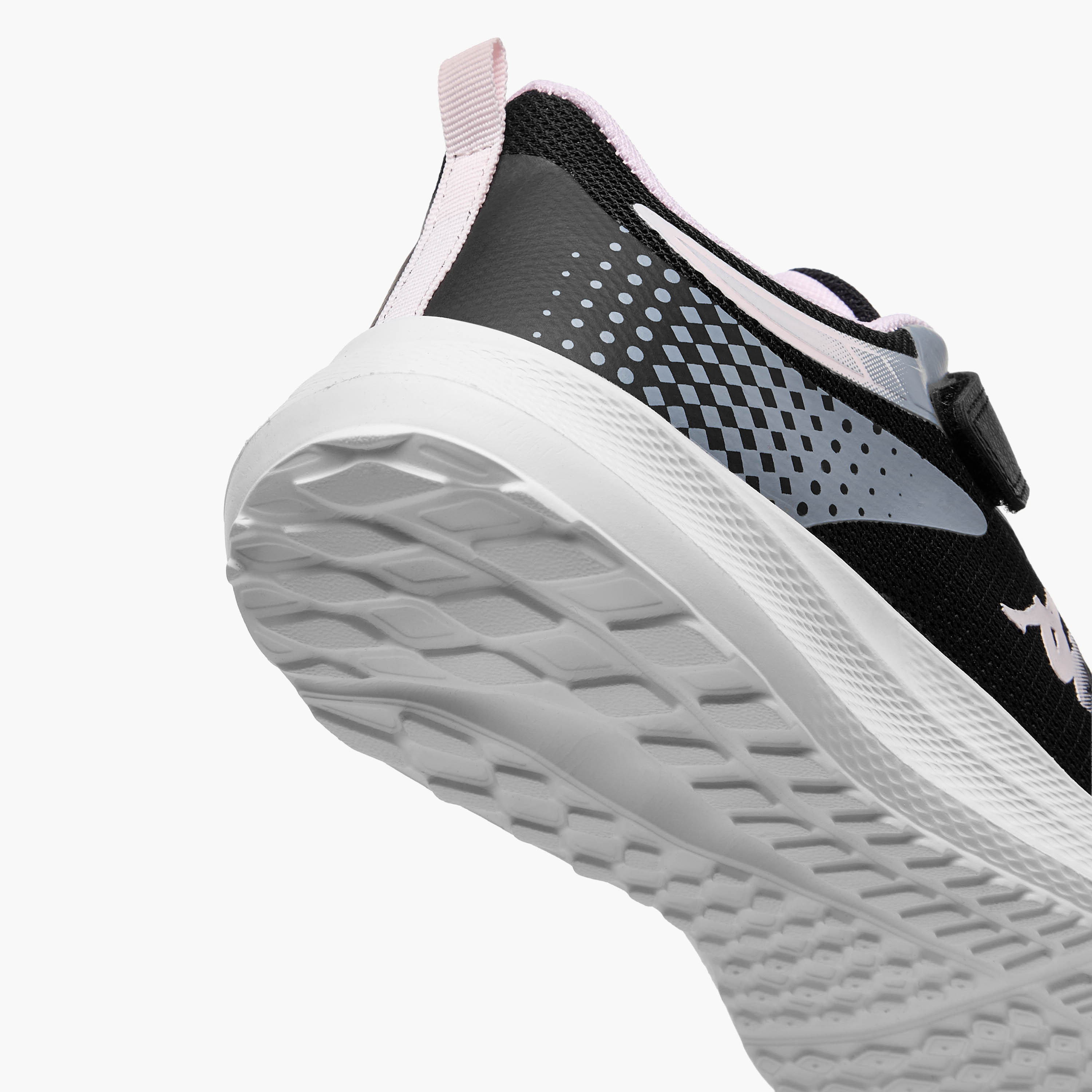 Kappa Girls Logo Print Hook and Loop Sports Shoes-girls-shoes-sneakers-image-5