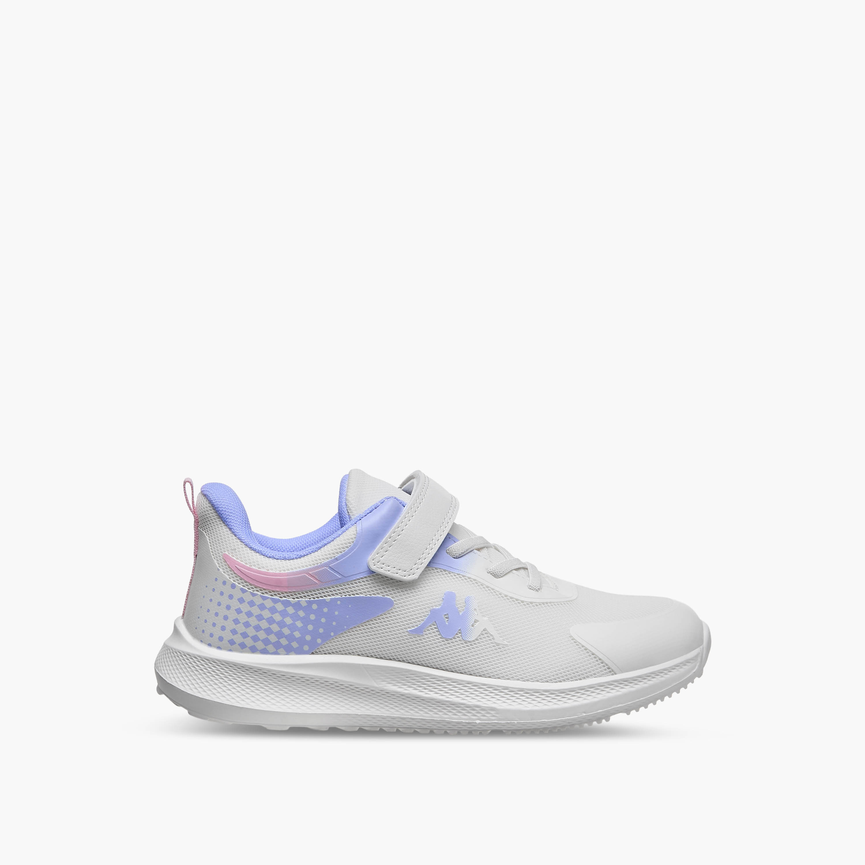 Kappa Girls Logo Print Hook and Loop Sports Shoes-girls-shoes-sneakers-image-3