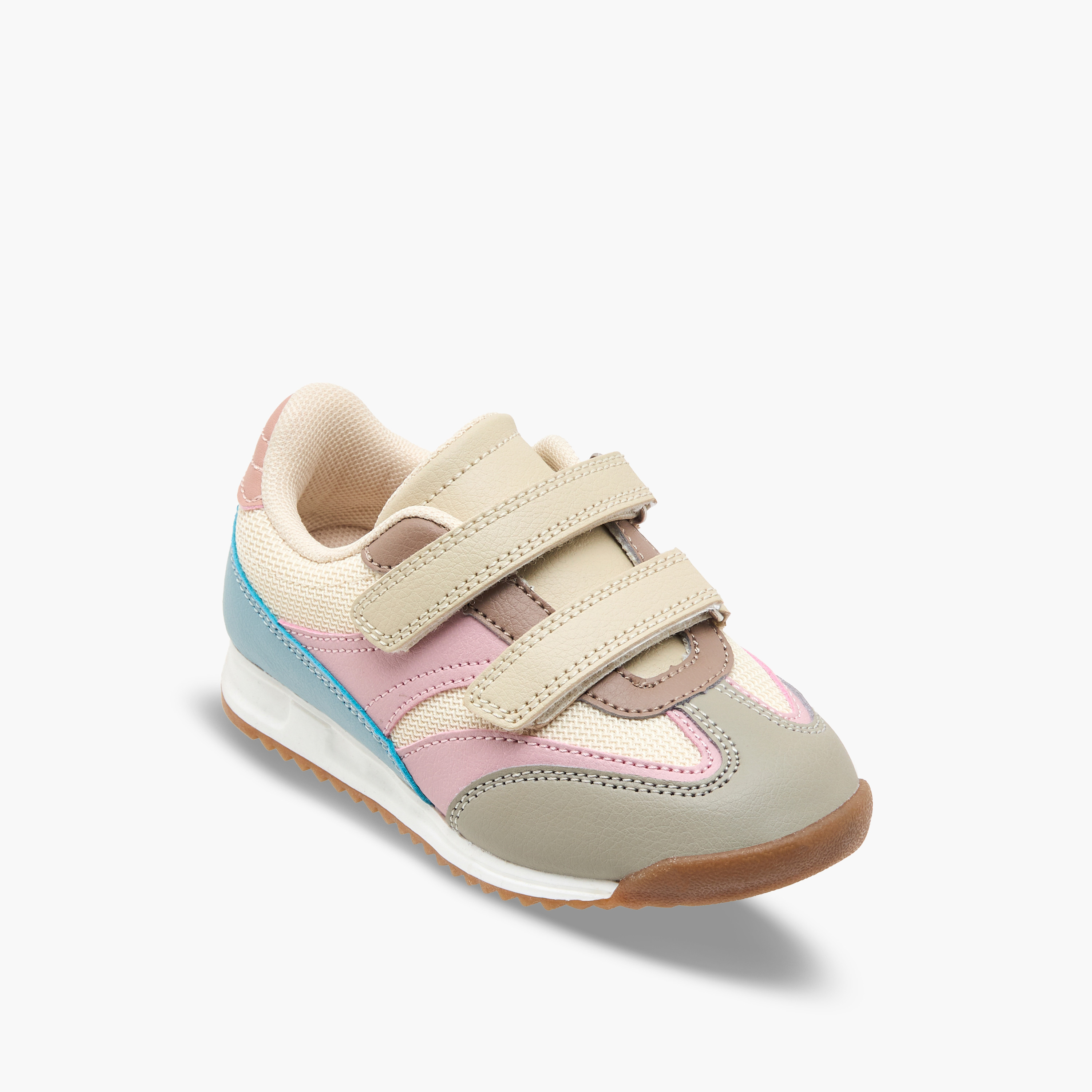 حذاء سنيكرز بشريط إغلاق لاصق للبنات من جونيورز-girls-shoes-sneakers-image-2