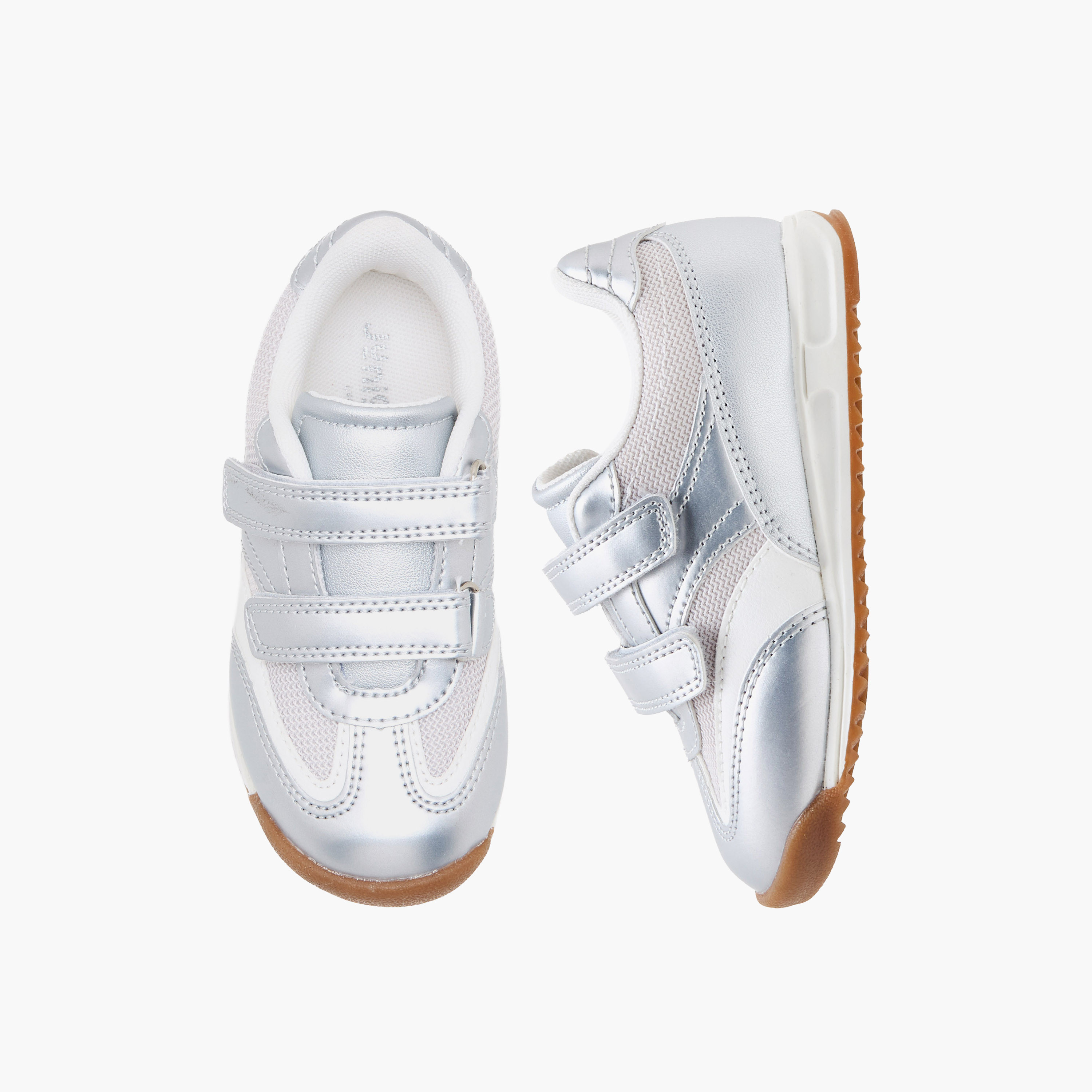 Juniors Girls Hook & Loop Ankle Sneakers-girls-shoes-sneakers-image-1