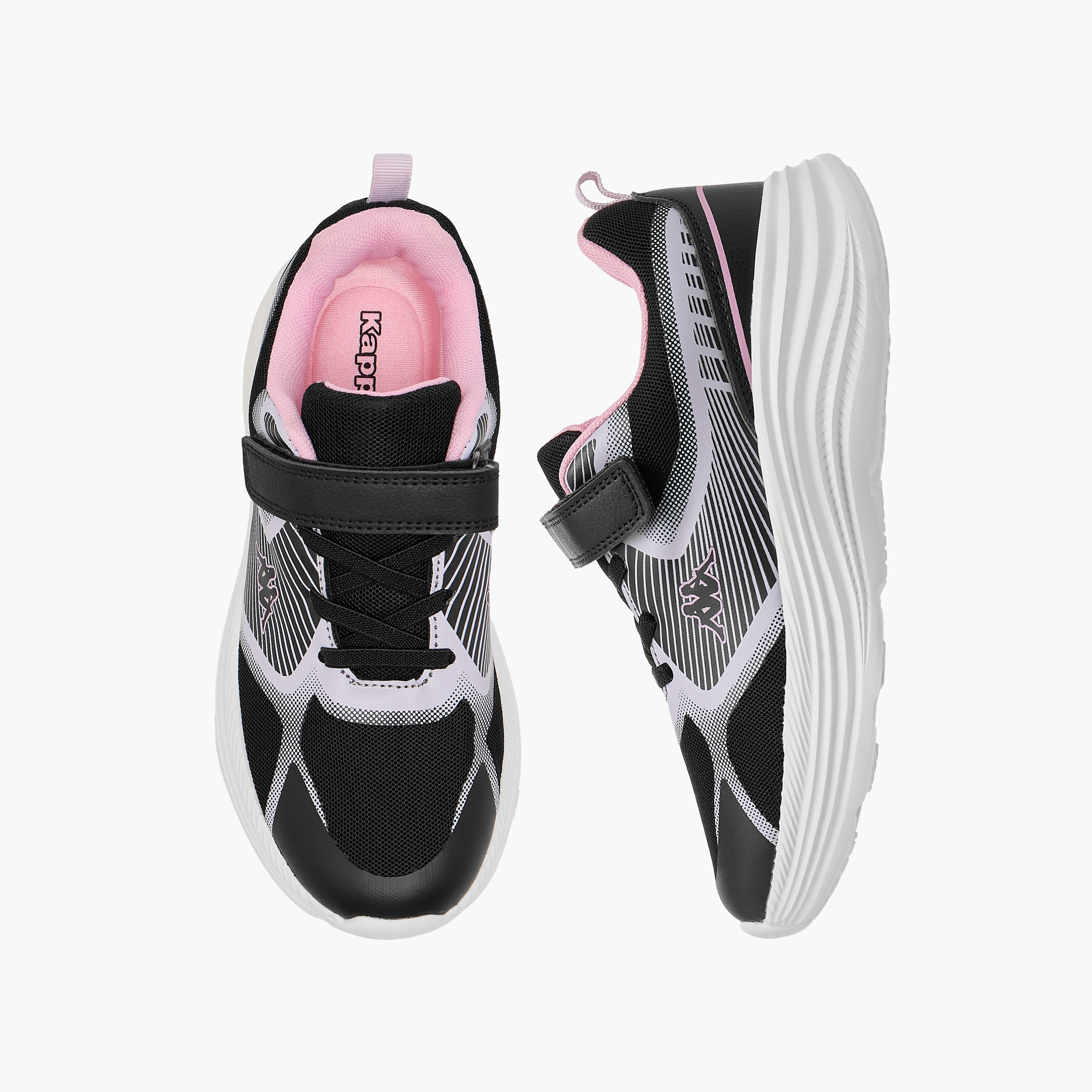 حذاء مشي بشريط لاصق وطبعات للبنات من كابا-girls-shoes-sneakers-image-1