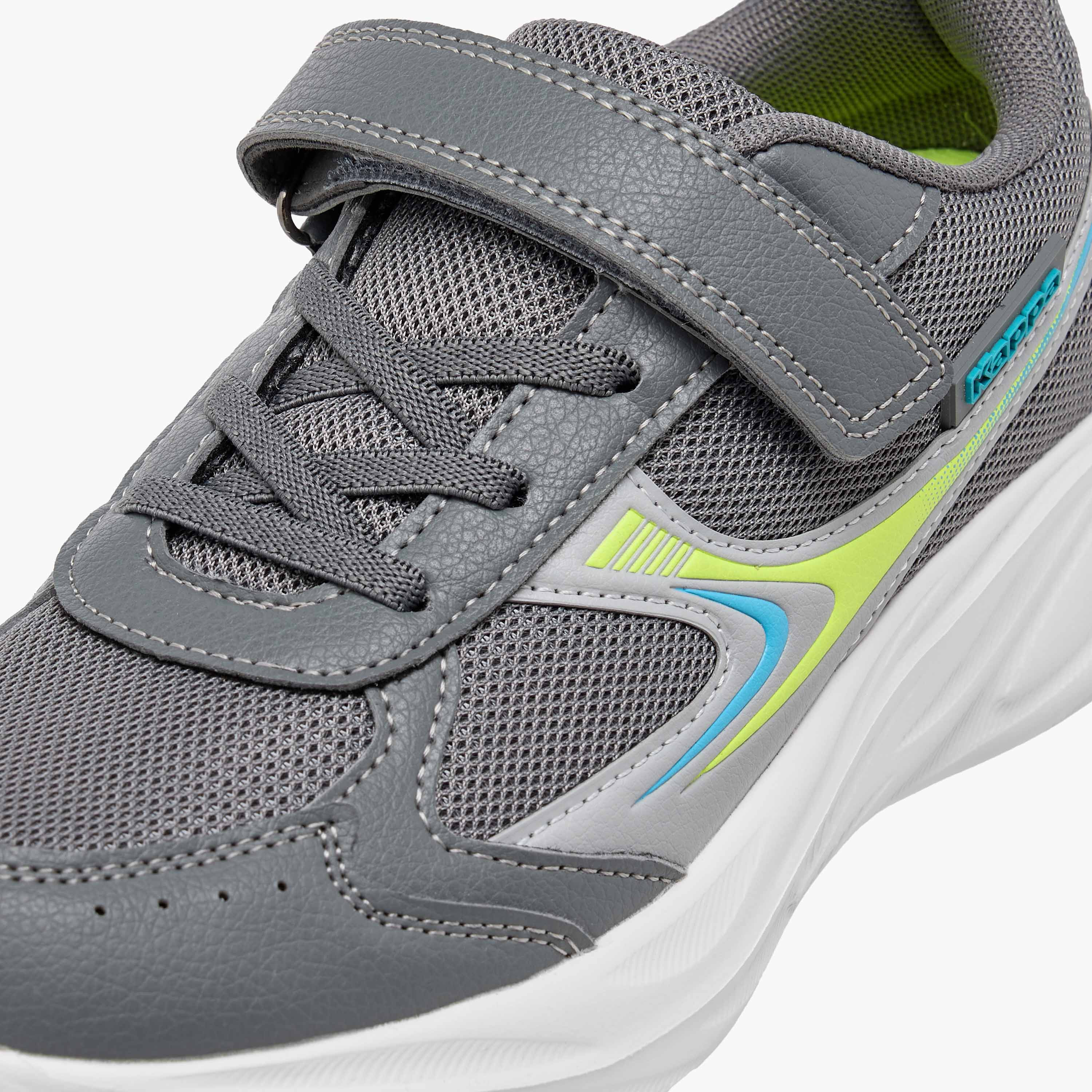Kappa Boys Panelled Hook & Loop Breathable Shoes-boys-shoes-sports-image-4