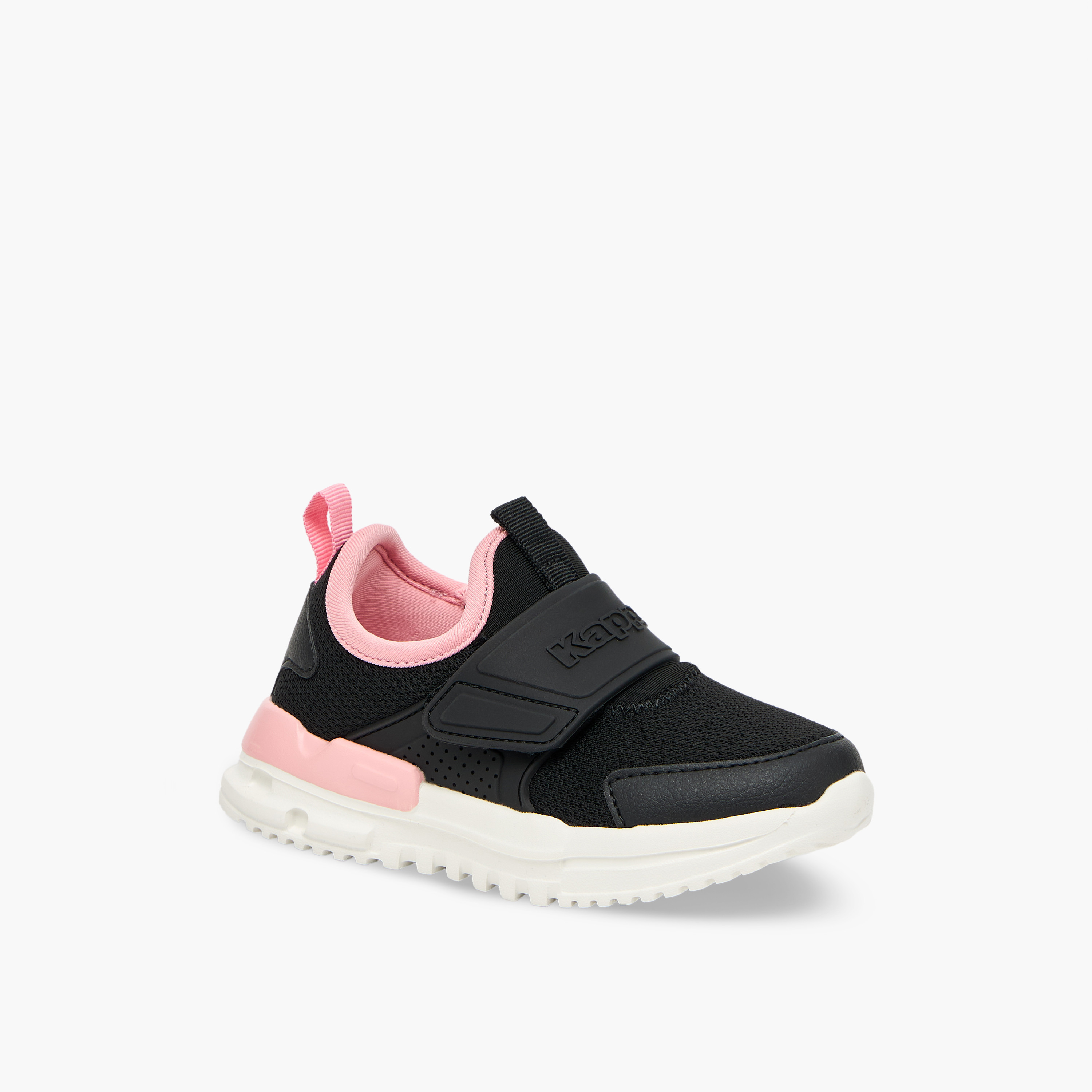 Kappa Girls Panelled Hook & Loop Sports Shoes-girls-shoes-sports-image-1