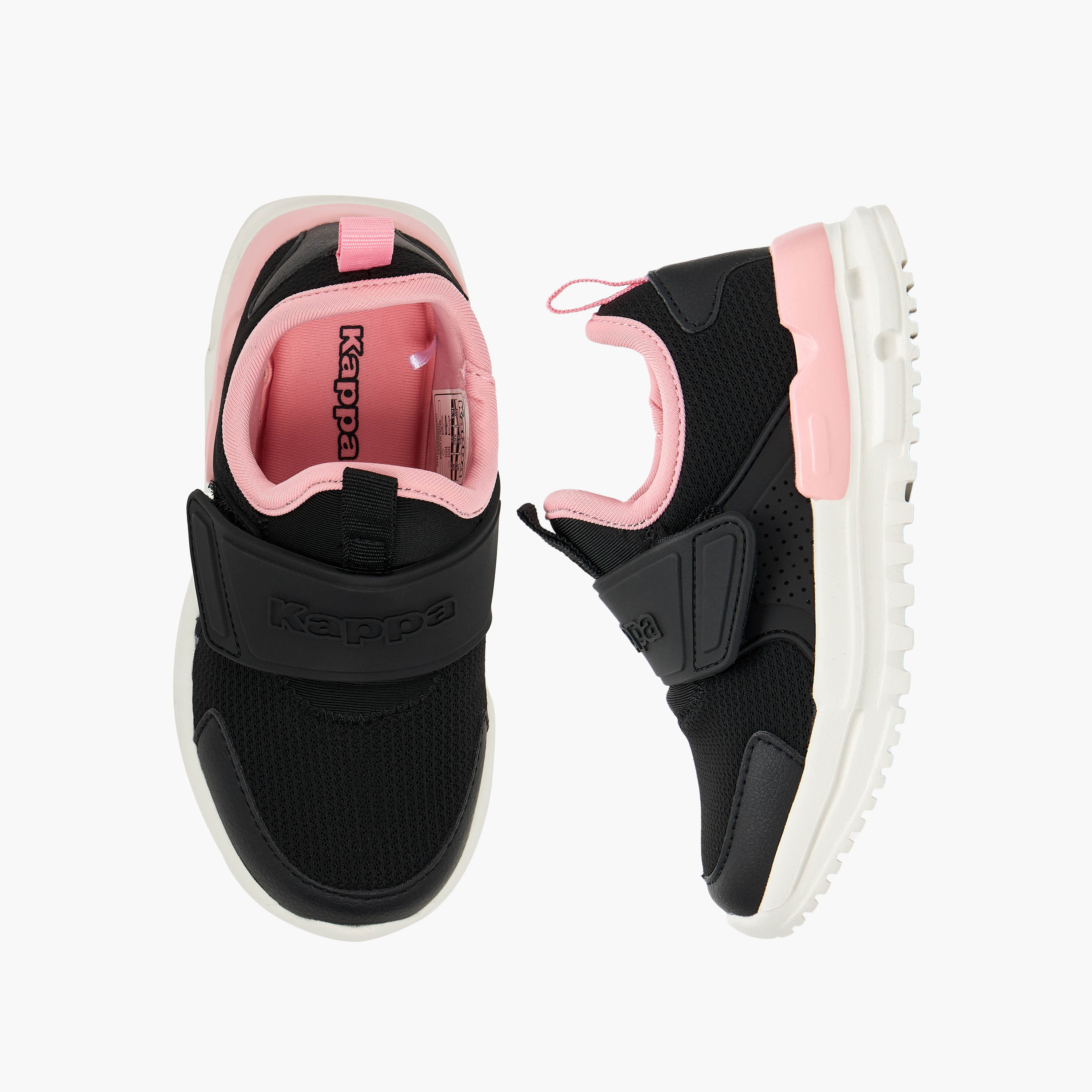 Kappa Girls Panelled Hook & Loop Sports Shoes-girls-shoes-sports-image-1