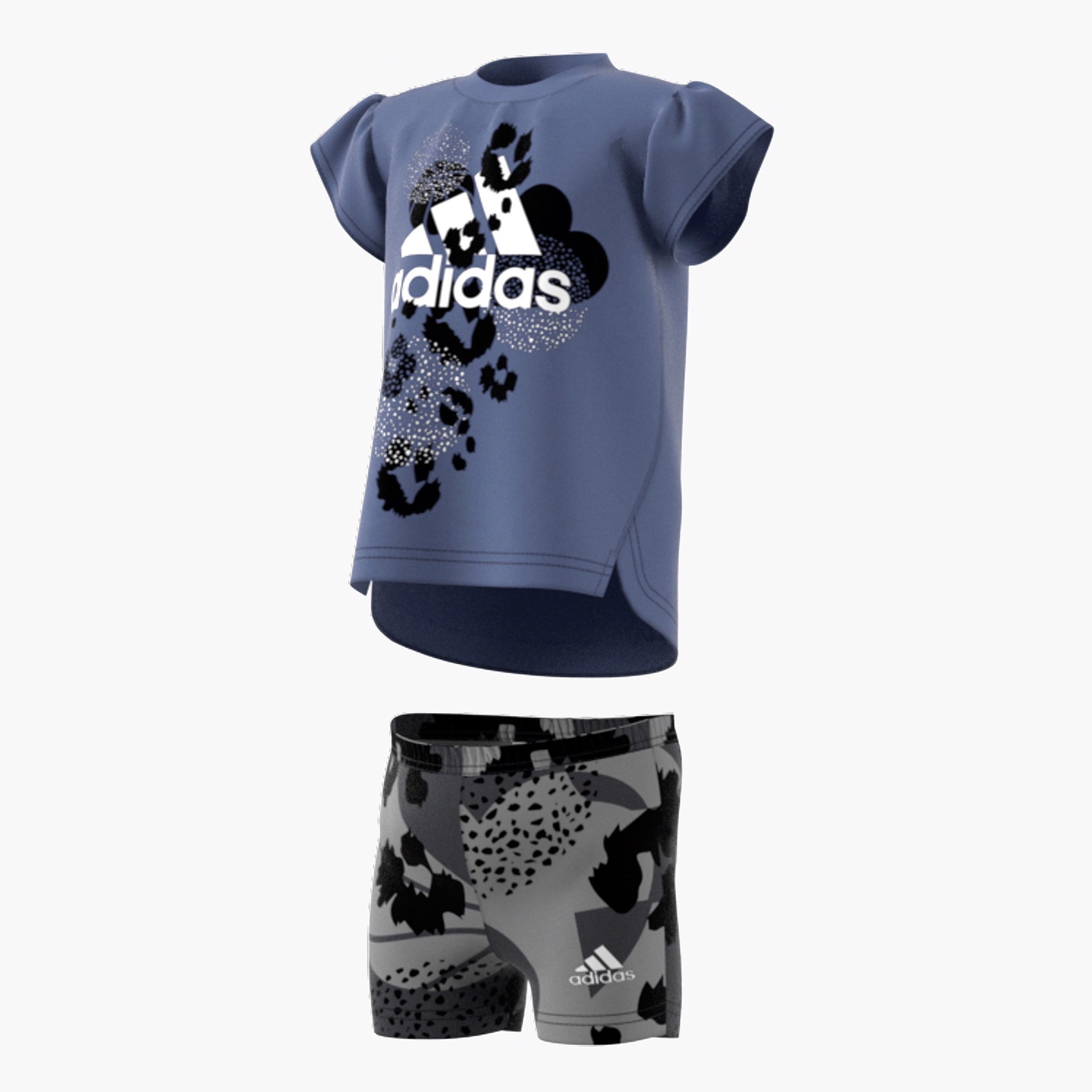 baby girl adidas short set