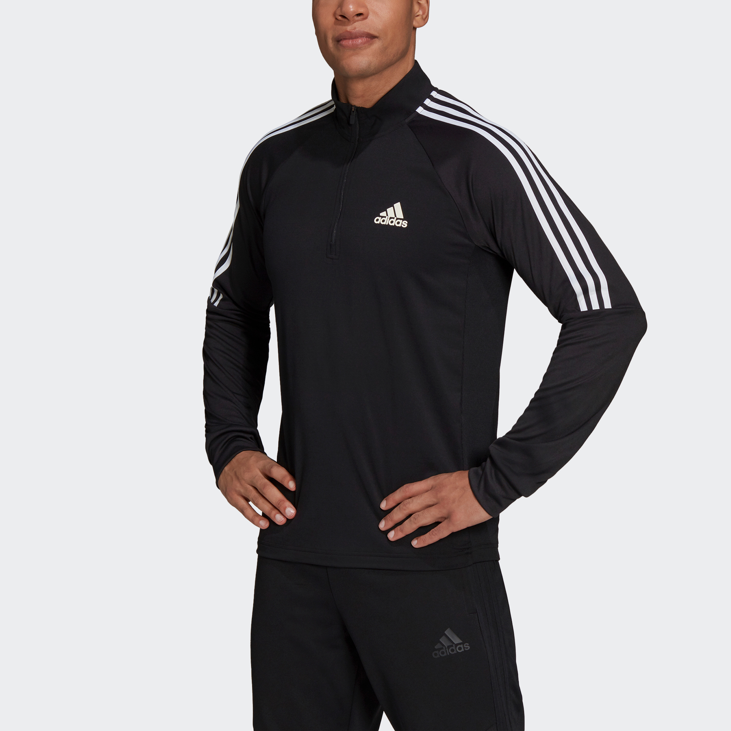 Adidas M Sereno 1/4 Tt Men 3 Stripes Track Jacket-men-clothing-jacketsandblazers-jackets-image-7