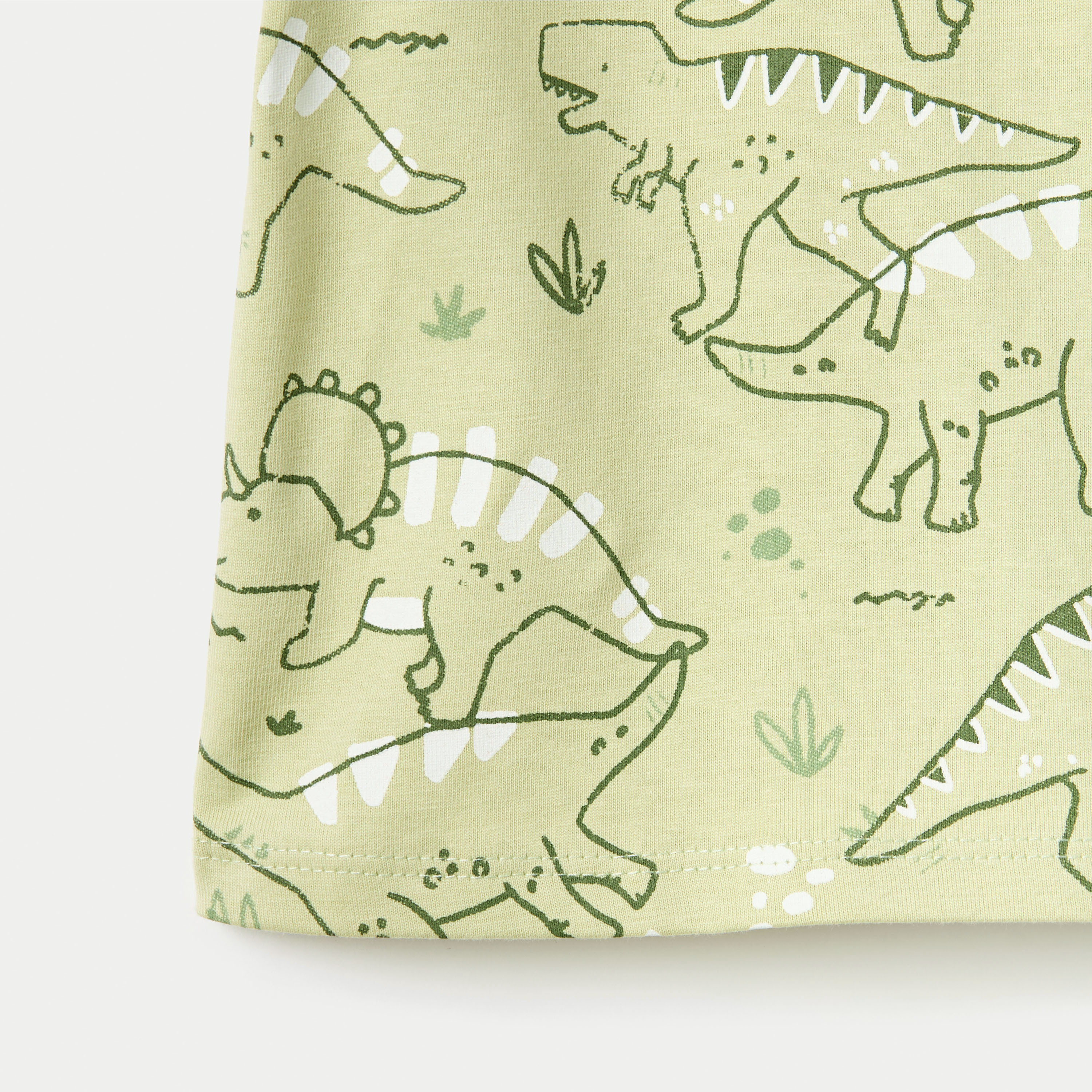 Juniors All-Over Dinosaur Print T-shirt with Short Sleeves and Crew Neck-baby-boys-clothing-tshirtsandpolos-image-4