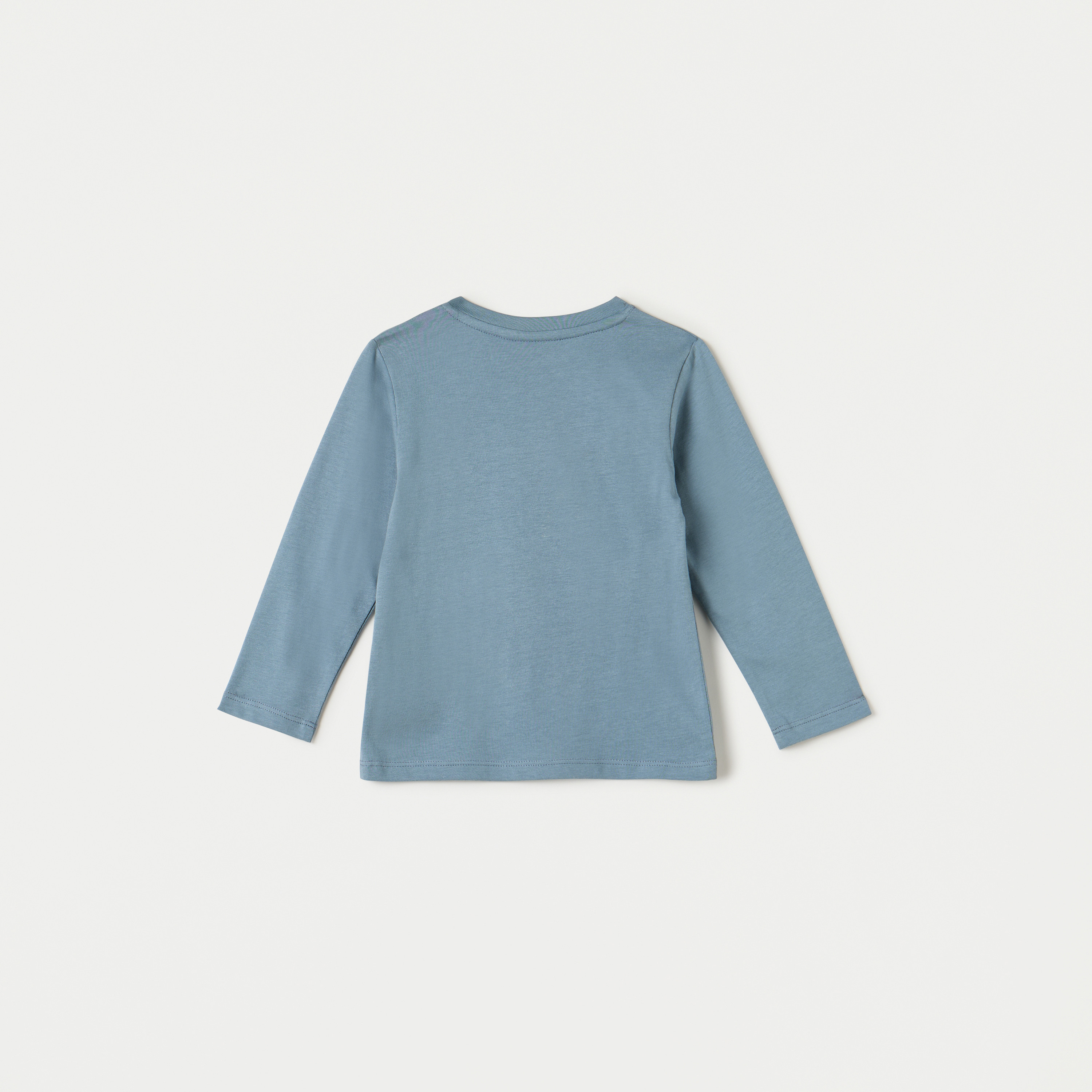 تيشيرت بياقة ضيقة وأكمام طويلة وطبعات من جونيورز-baby-boys-clothing-tshirtsandpolos-image-2