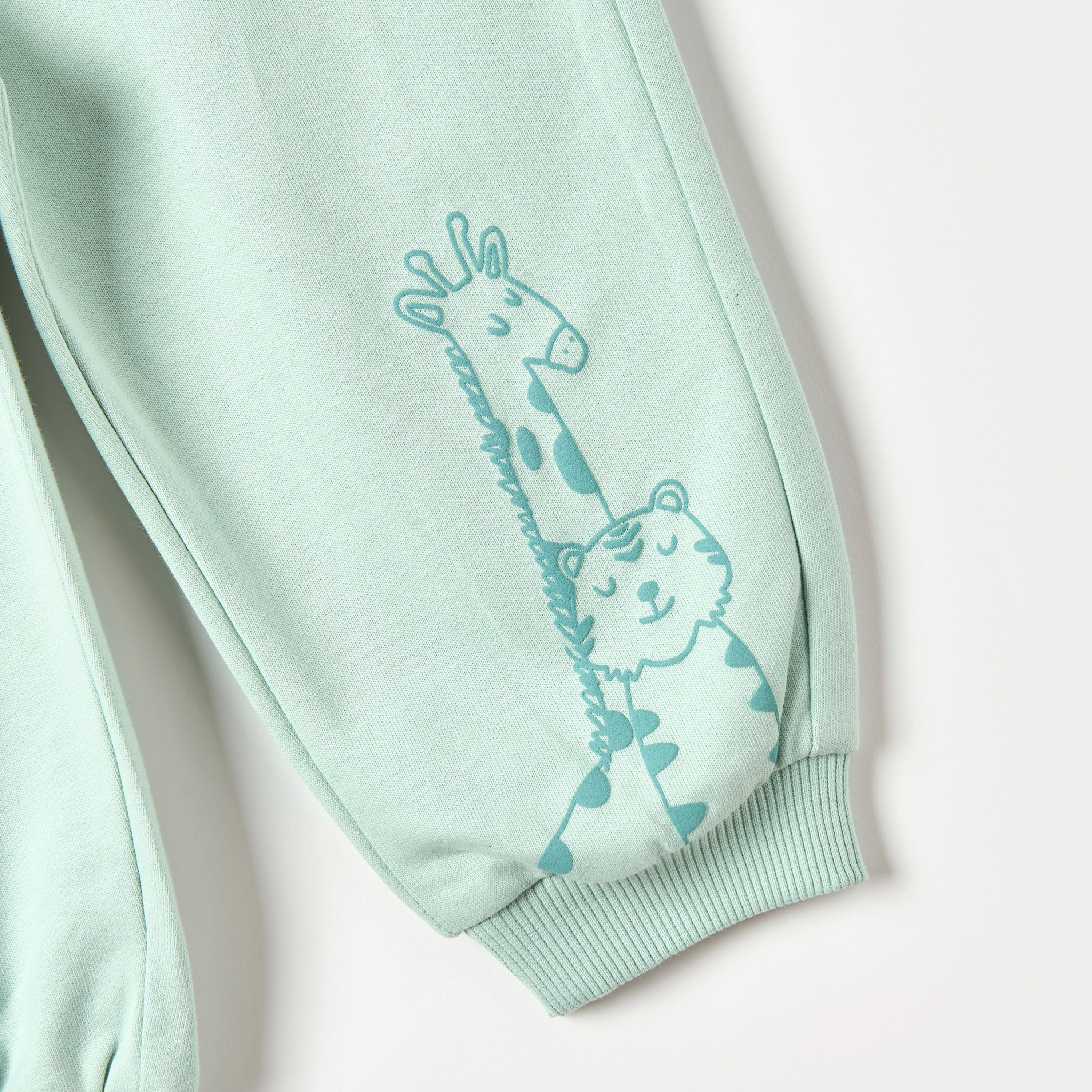 Juniors Giraffe Print Joggers with Drawstring Closure and Pockets-baby-boys-clothing-bottoms-joggersandtrackpants-image-4
