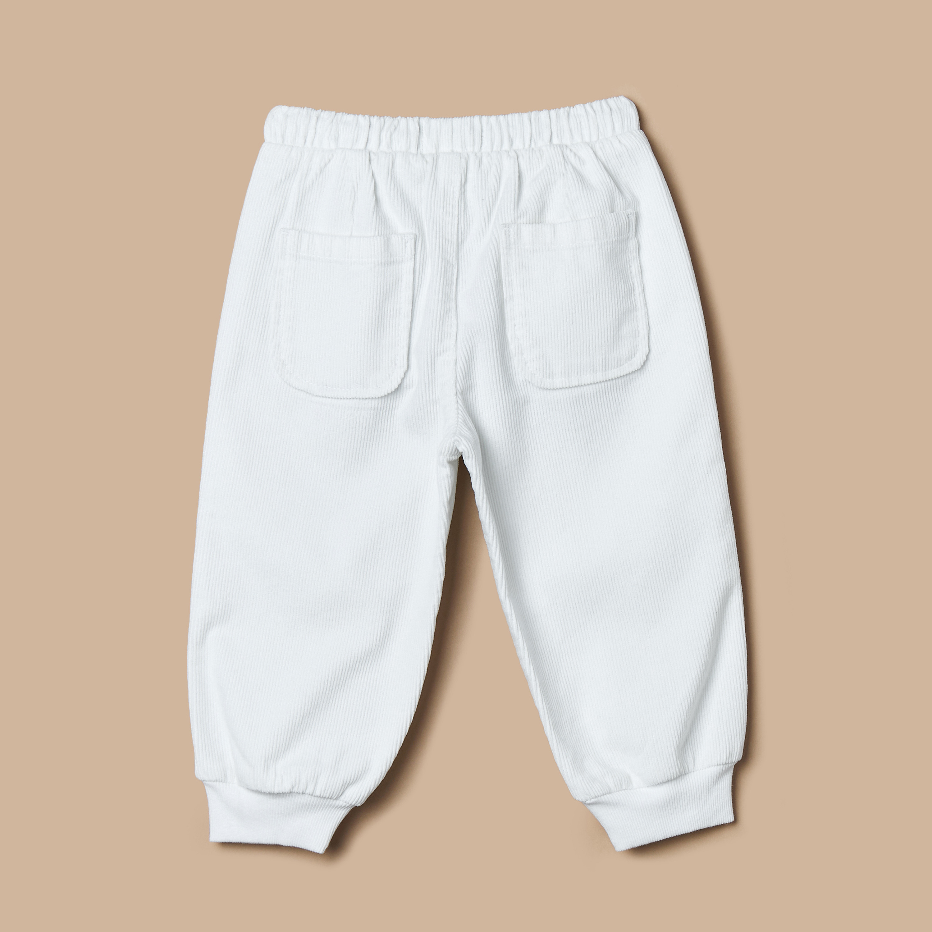 Juniors Ribbed Joggers with Drawstring Closure and Pockets-baby-boys-clothing-bottoms-trousers-image-2