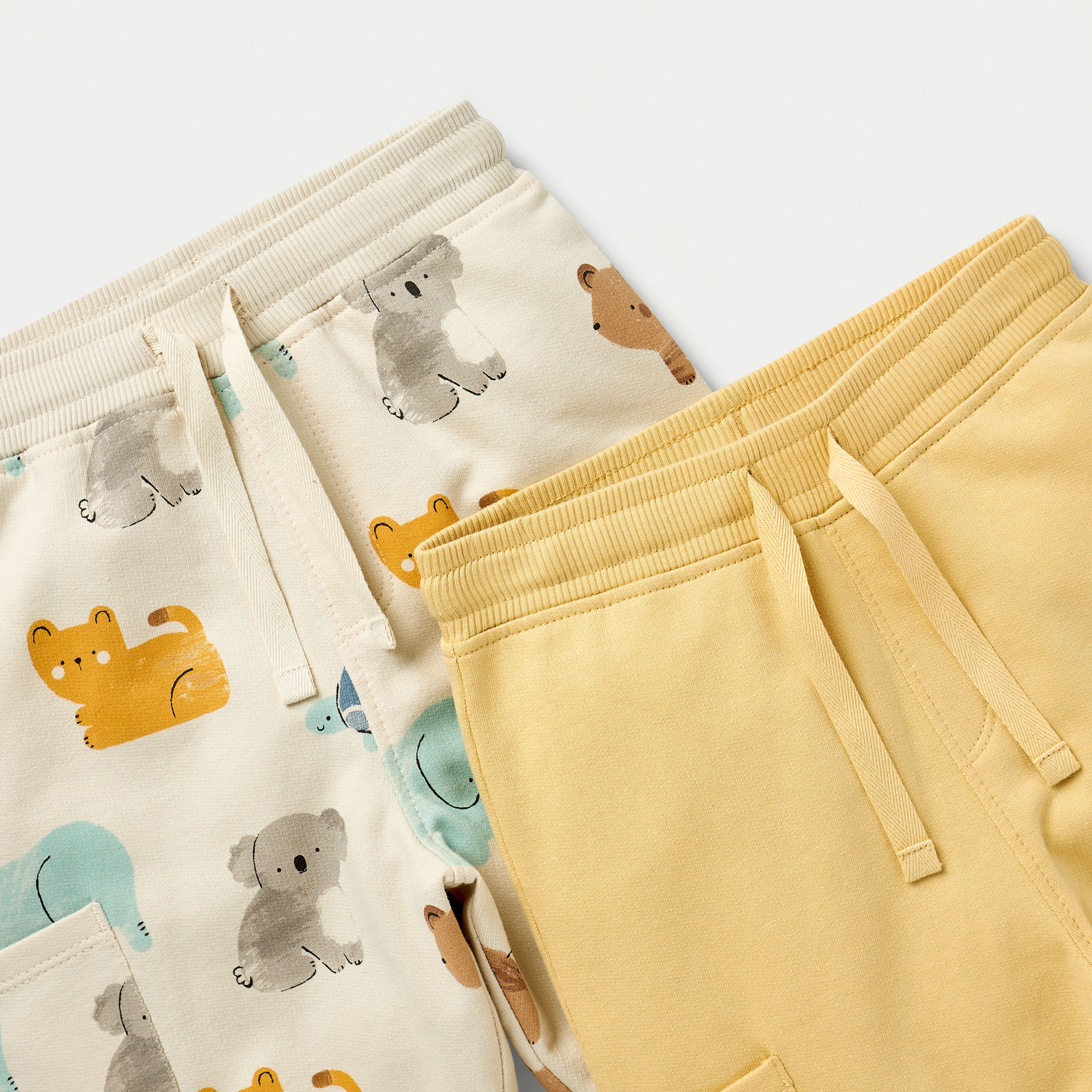 Juniors Assorted Joggers with Drawstring Closure and Pockets - Set of 2-baby-boys-clothing-bottoms-joggersandtrackpants-image-4