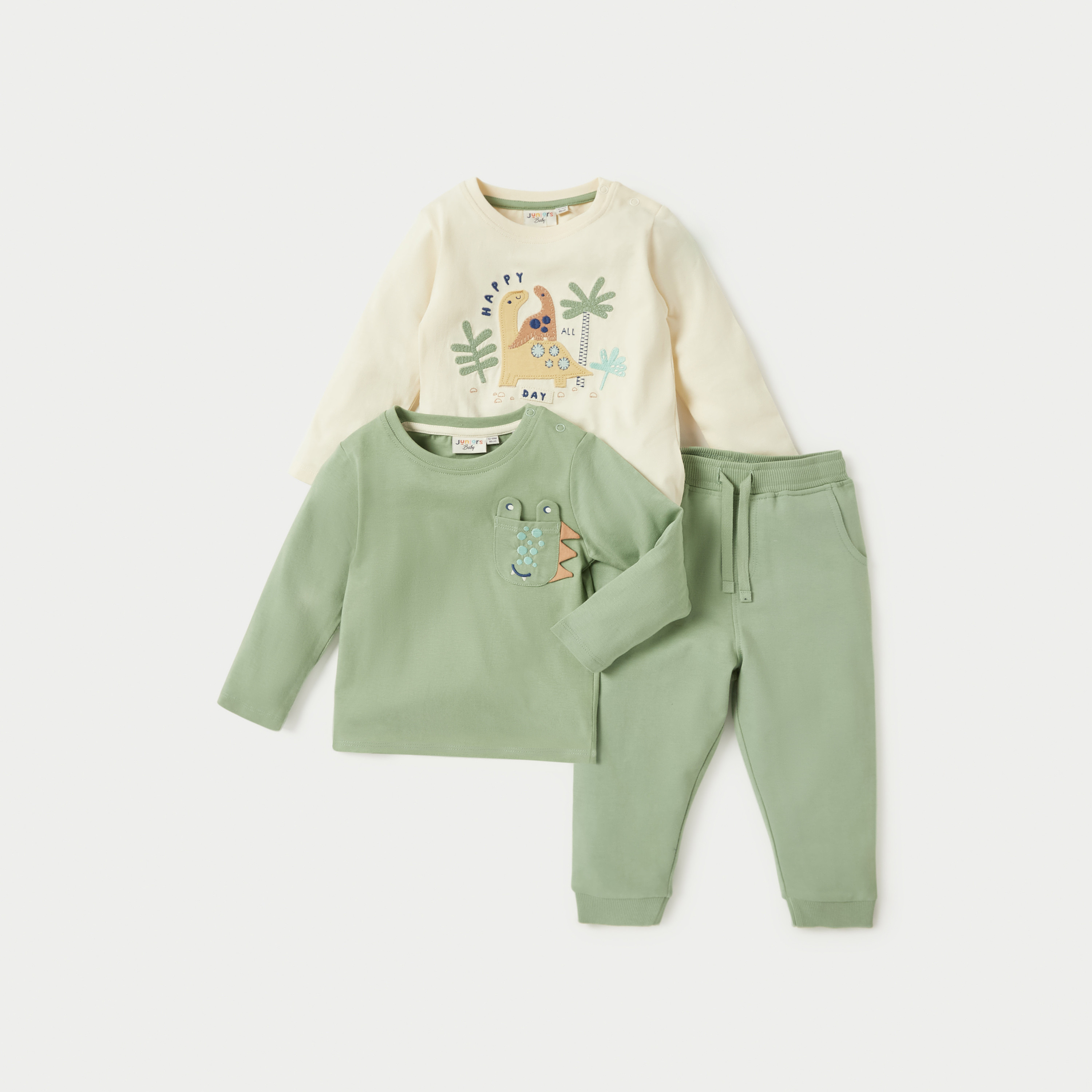 Juniors 3-Piece T-shirts and Pants Set-boys-clothing-setsandcoords-image-1