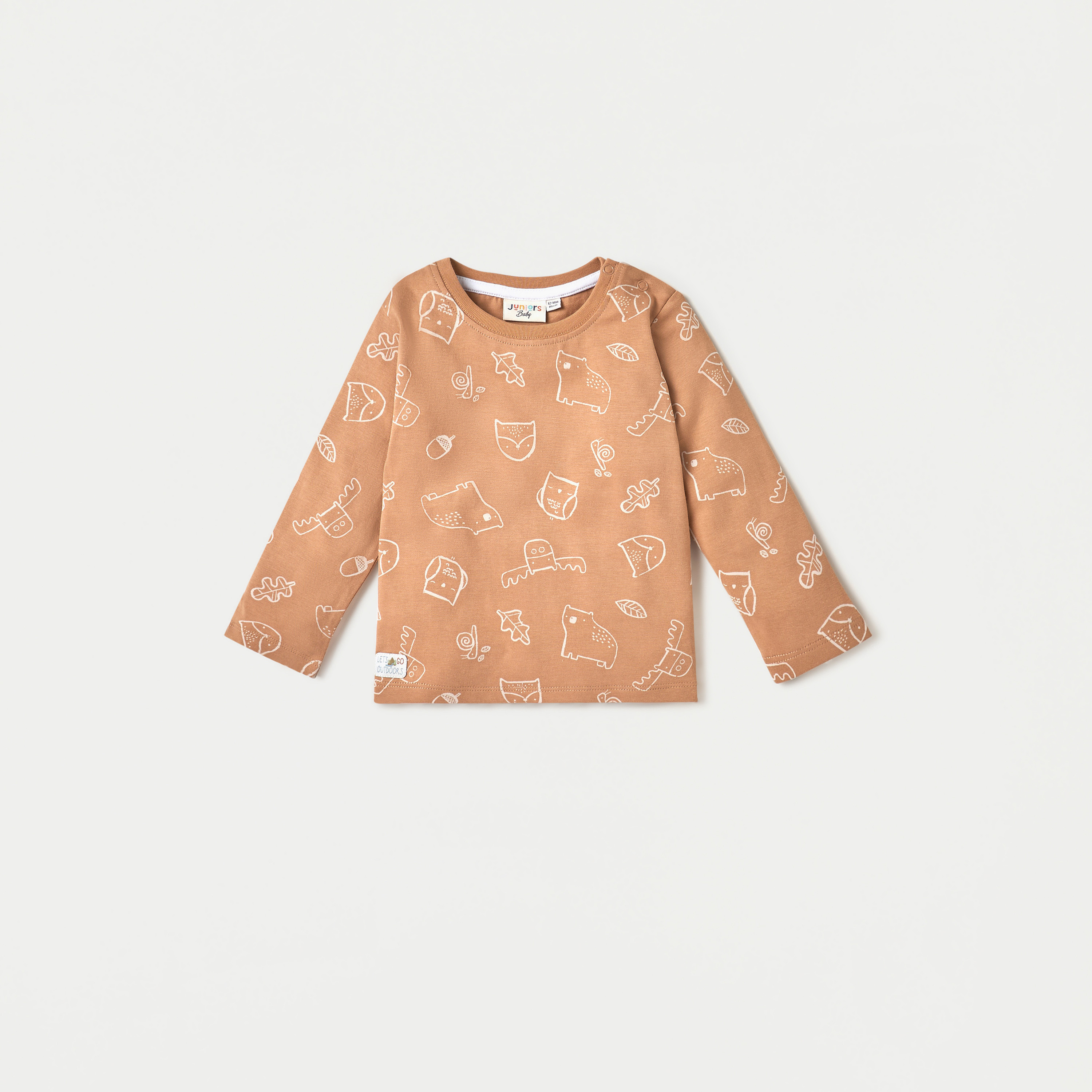 Juniors 3-Piece Printed Long Sleeves T-shirts and Joggers Set-baby-boys-clothing-setsandcoords-image-2