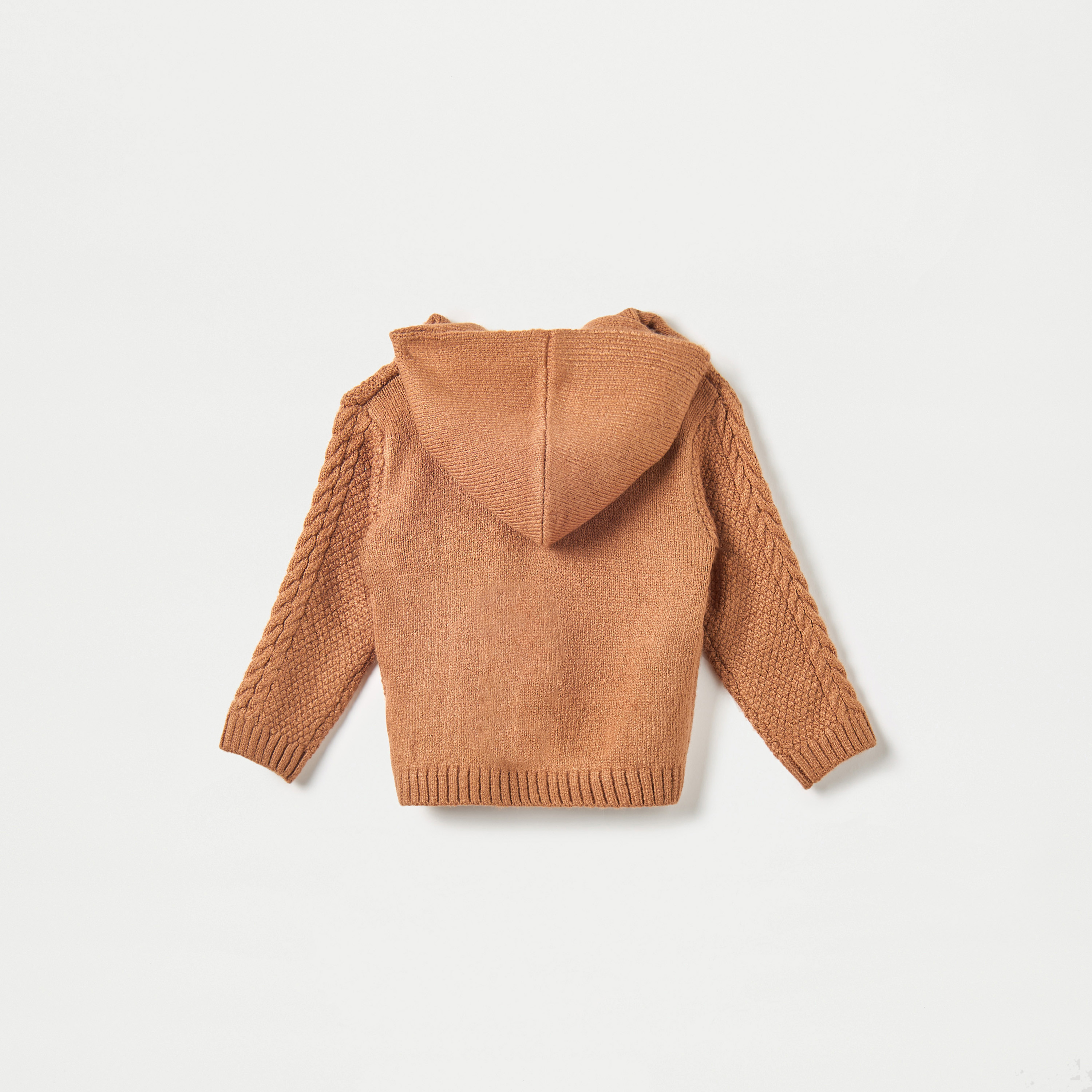 Giggles Textured Hooded Cardigan-baby-boys-clothing-jumpersandcardigans-image-2