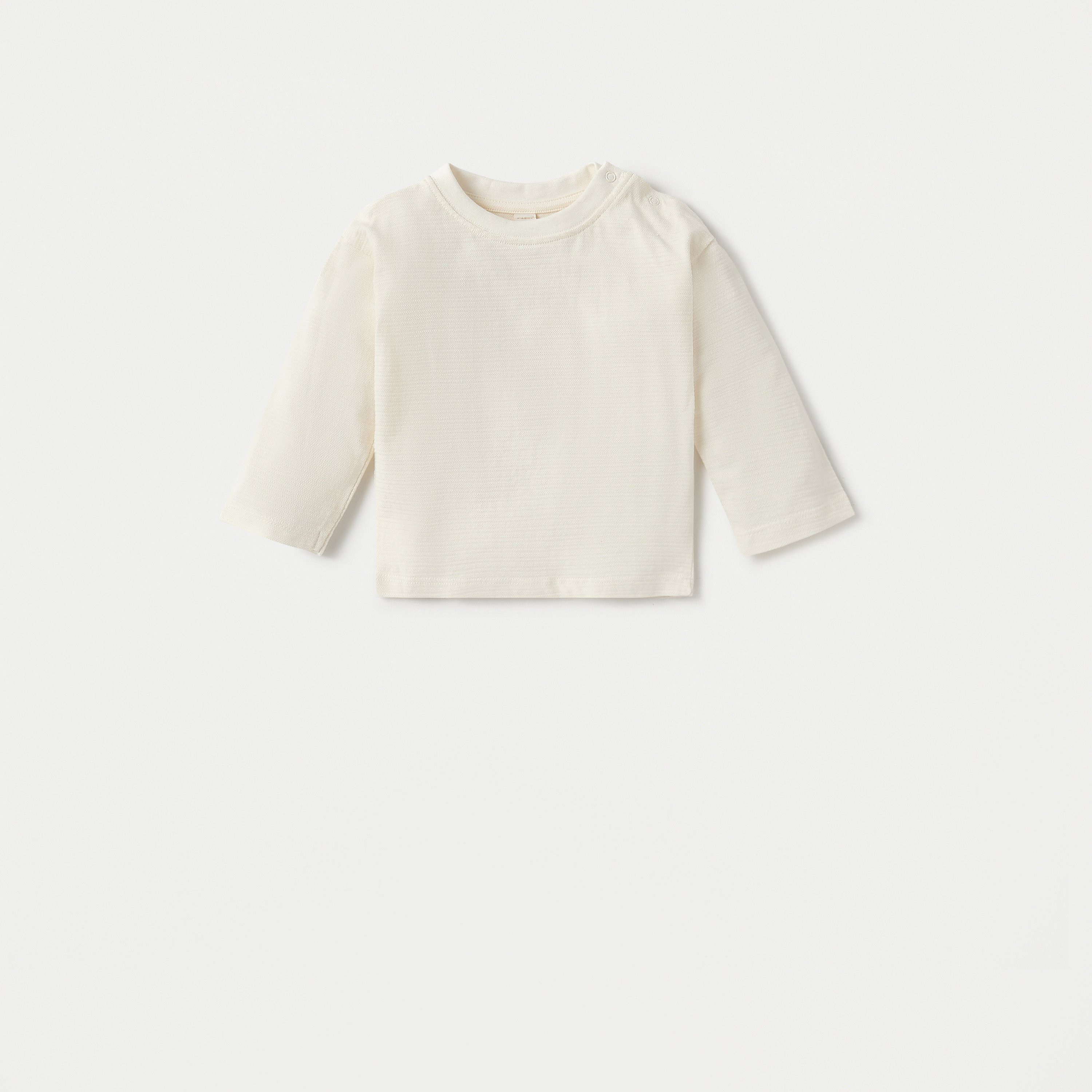 طقم تيشيرت ودنغري سادة بأكمام طويلة من جيجلز-baby-boys-clothing-setsandcoords-image-2