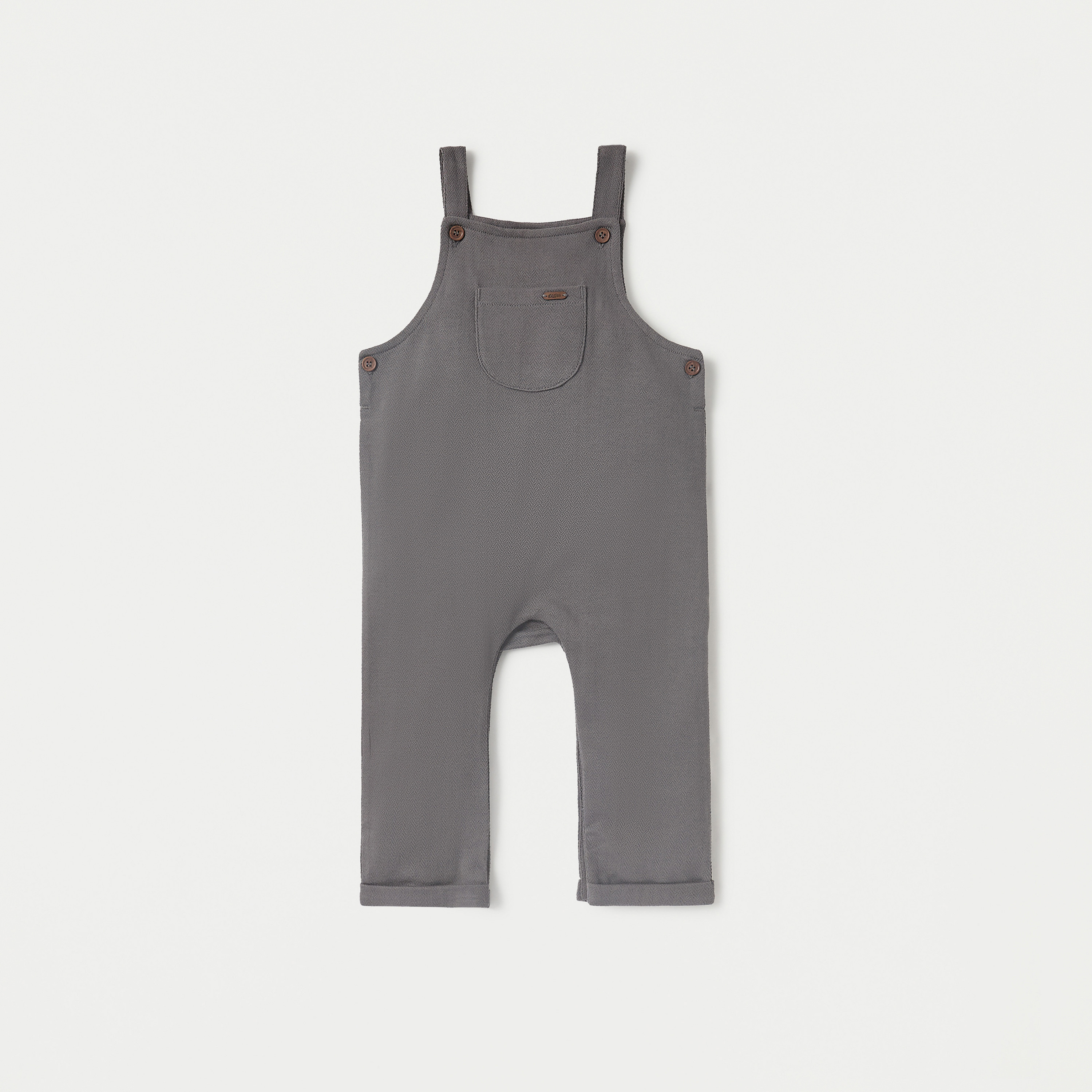 طقم تيشيرت ودنغري سادة بأكمام طويلة من جيجلز-baby-boys-clothing-setsandcoords-image-3