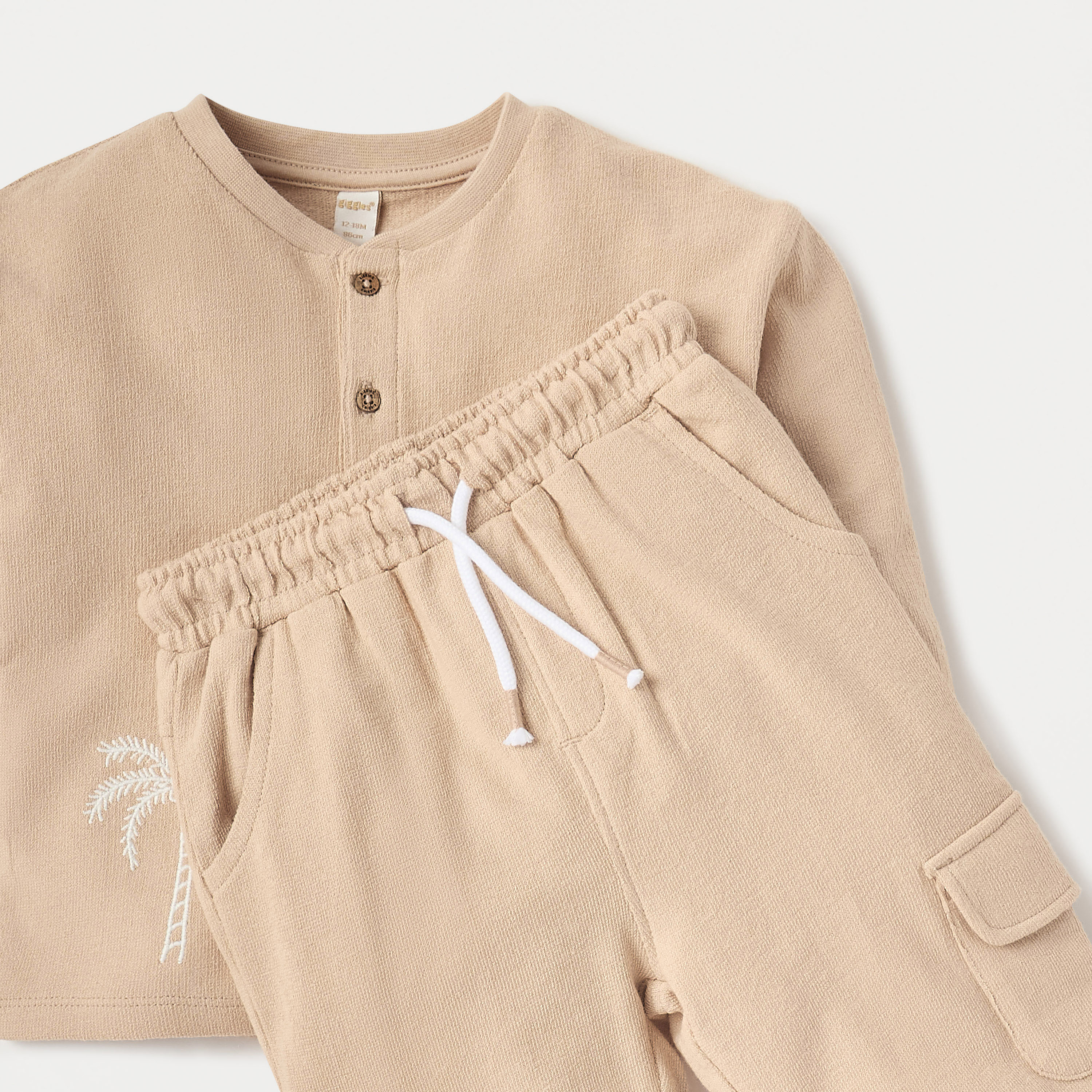 Giggles Embroidered T-shirt and Joggers Set-baby-boys-clothing-setsandcoords-image-4