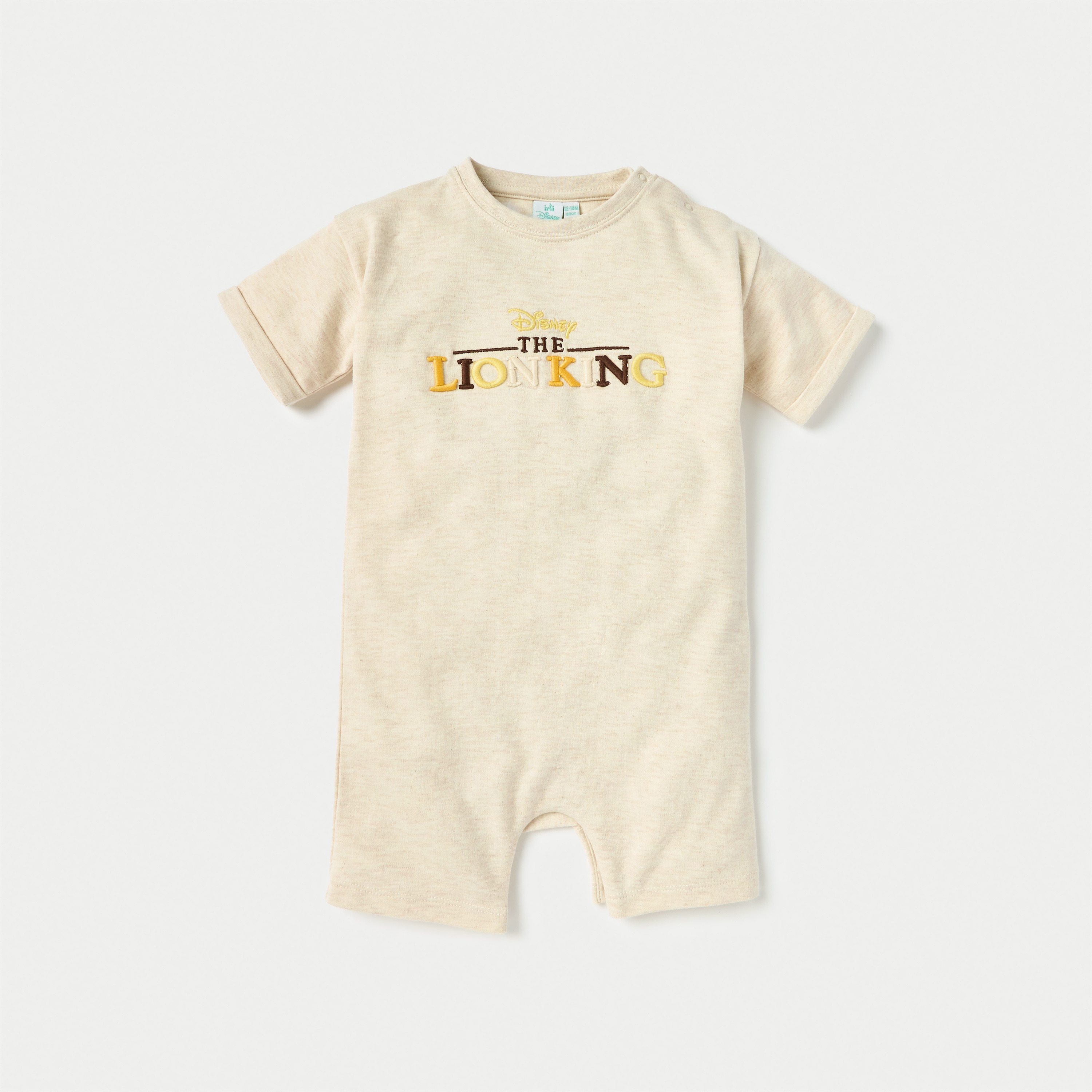 Disney Lion King Print Romper with Short Sleeves - Set of 2-baby-boys-clothing-rompers-image-3