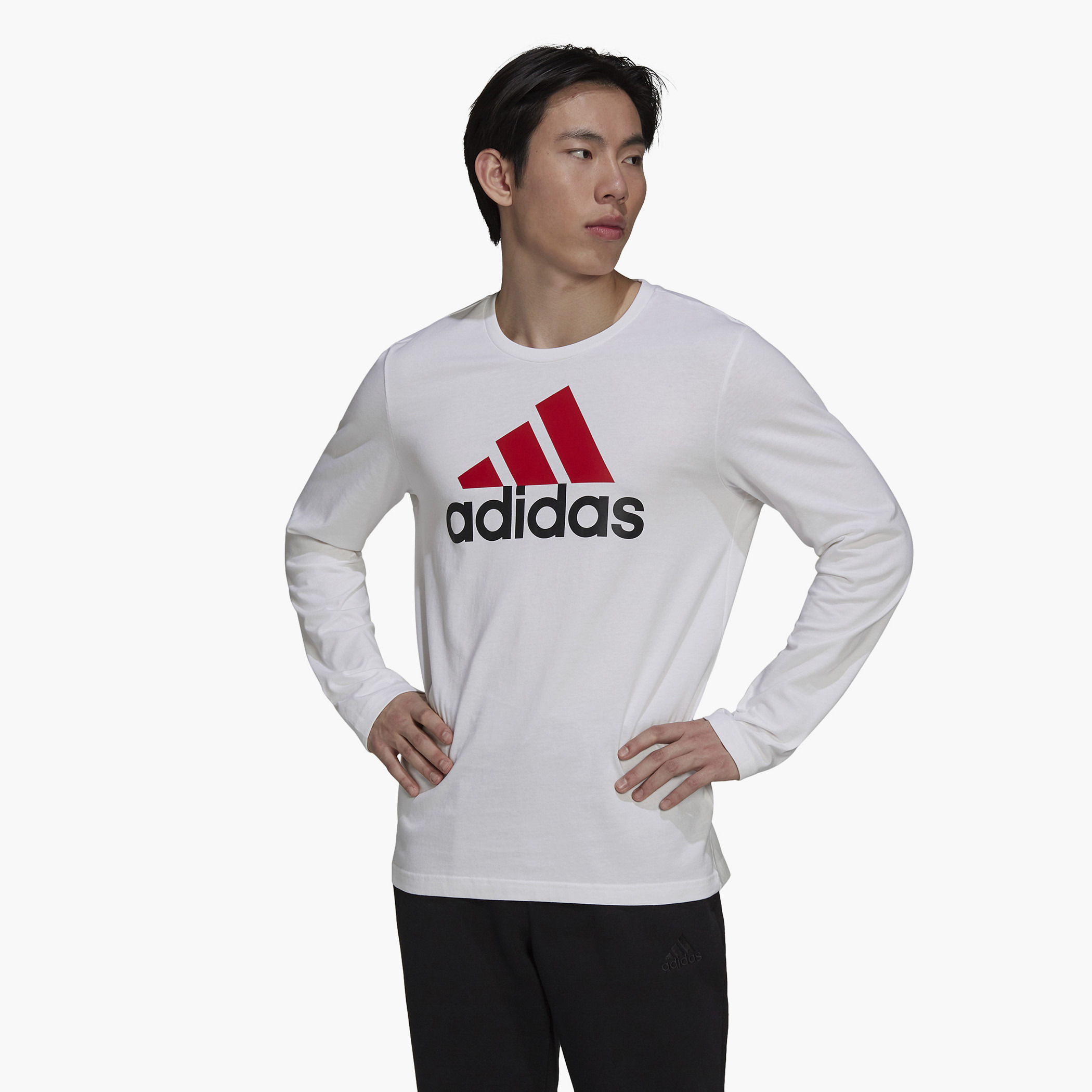 Adidas M Bl Sj Ls T Men Logo T-Shirt-men-clothing-sportswearandactivewear-tshirtsandpolos-image-1
