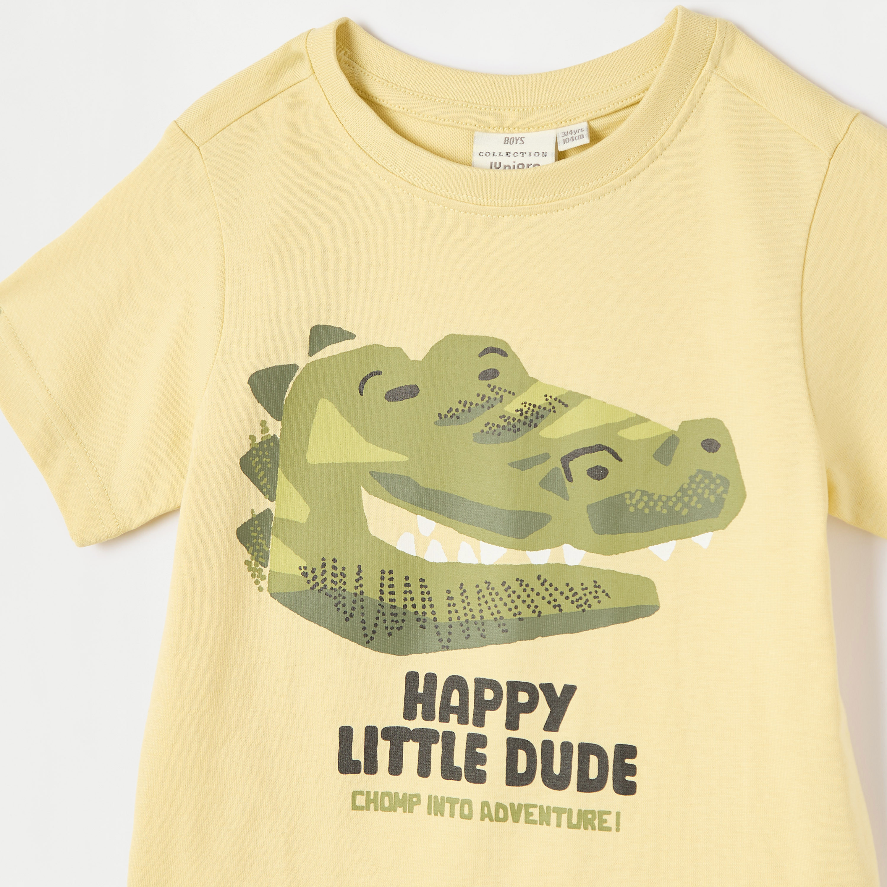 Juniors Graphic Print T-shirt with Short Sleeves-boys-clothing-tshirtsandpolos-image-2