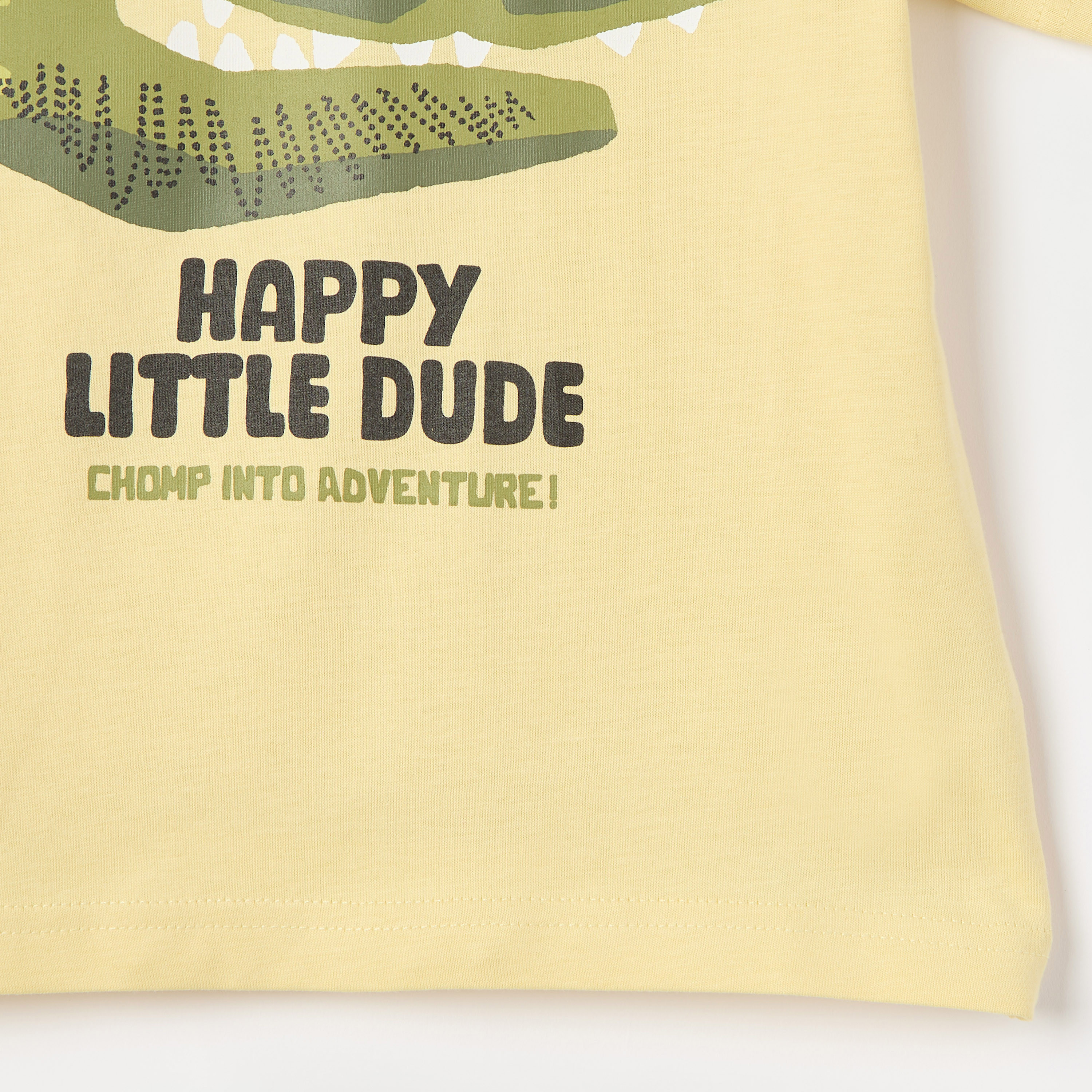 Juniors Graphic Print T-shirt with Short Sleeves-boys-clothing-tshirtsandpolos-image-3