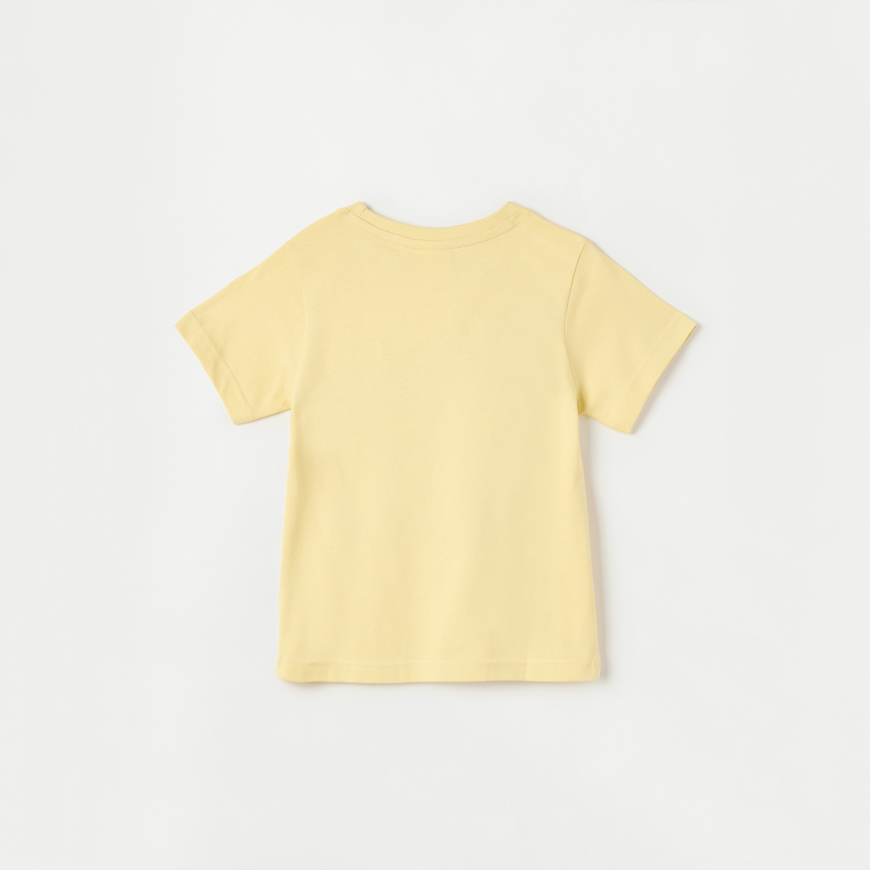 Juniors Graphic Print T-shirt with Short Sleeves-boys-clothing-tshirtsandpolos-image-4